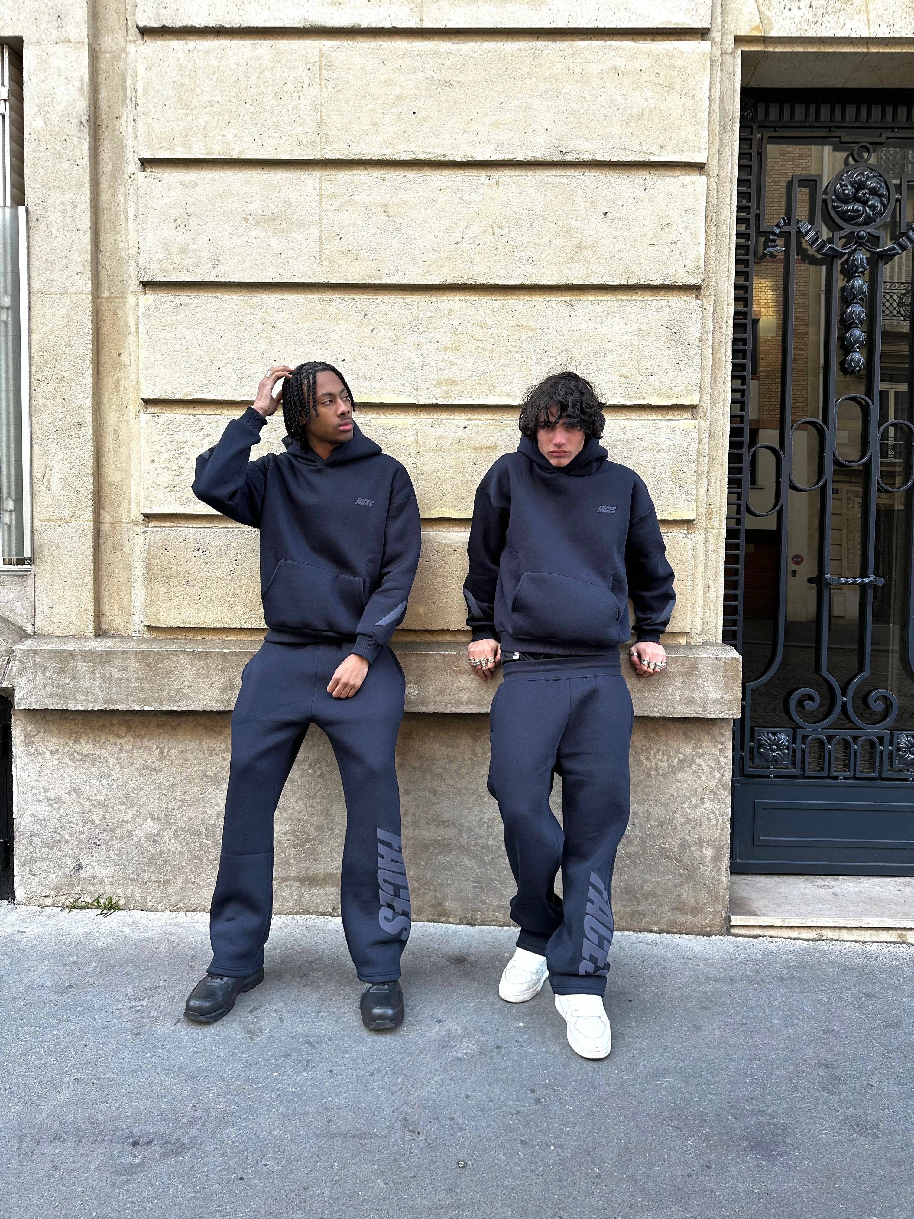 FACES CLOUDED PANTS | NAVY BLUE