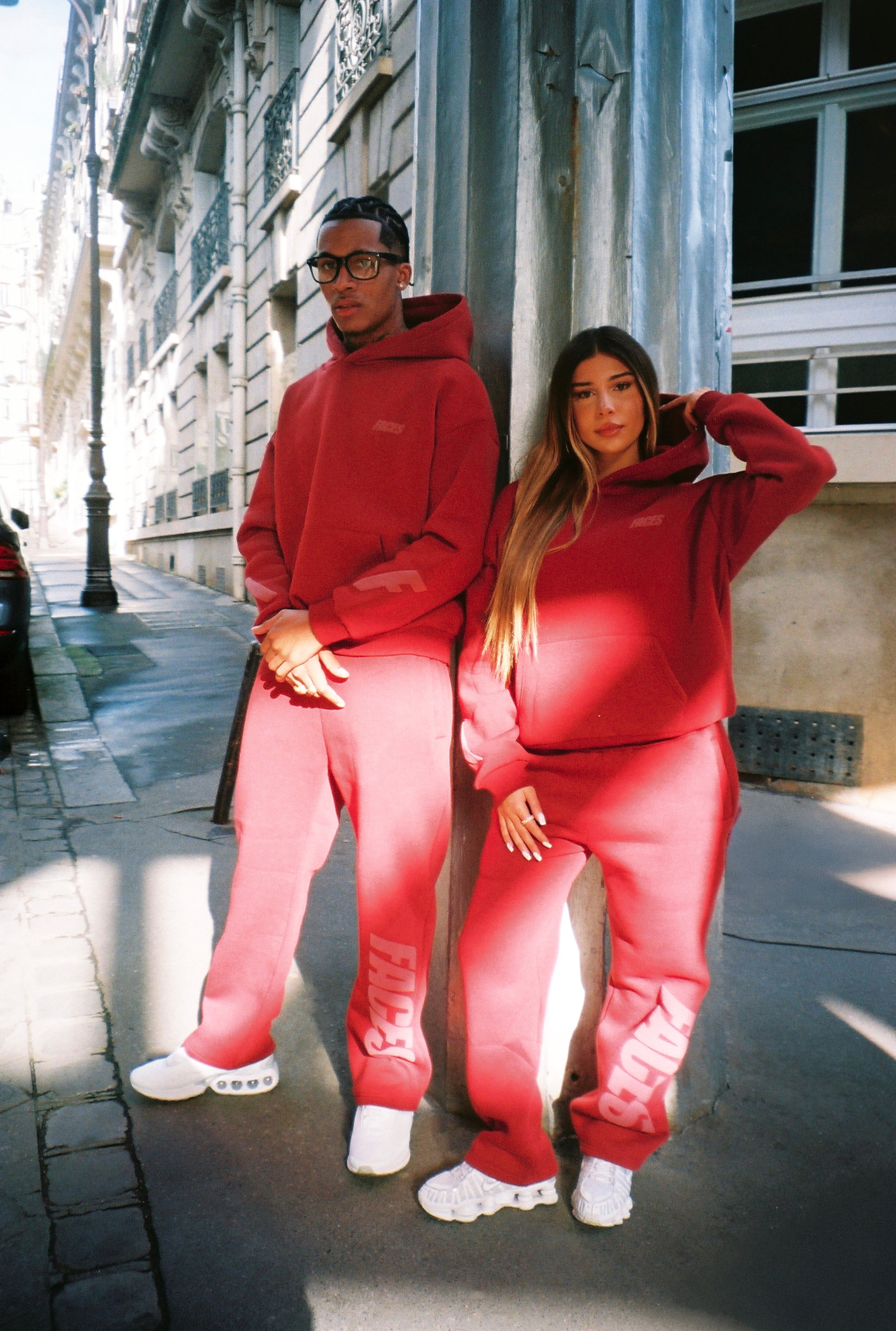 FACES CLOUDED PANTS | BORDEAUX