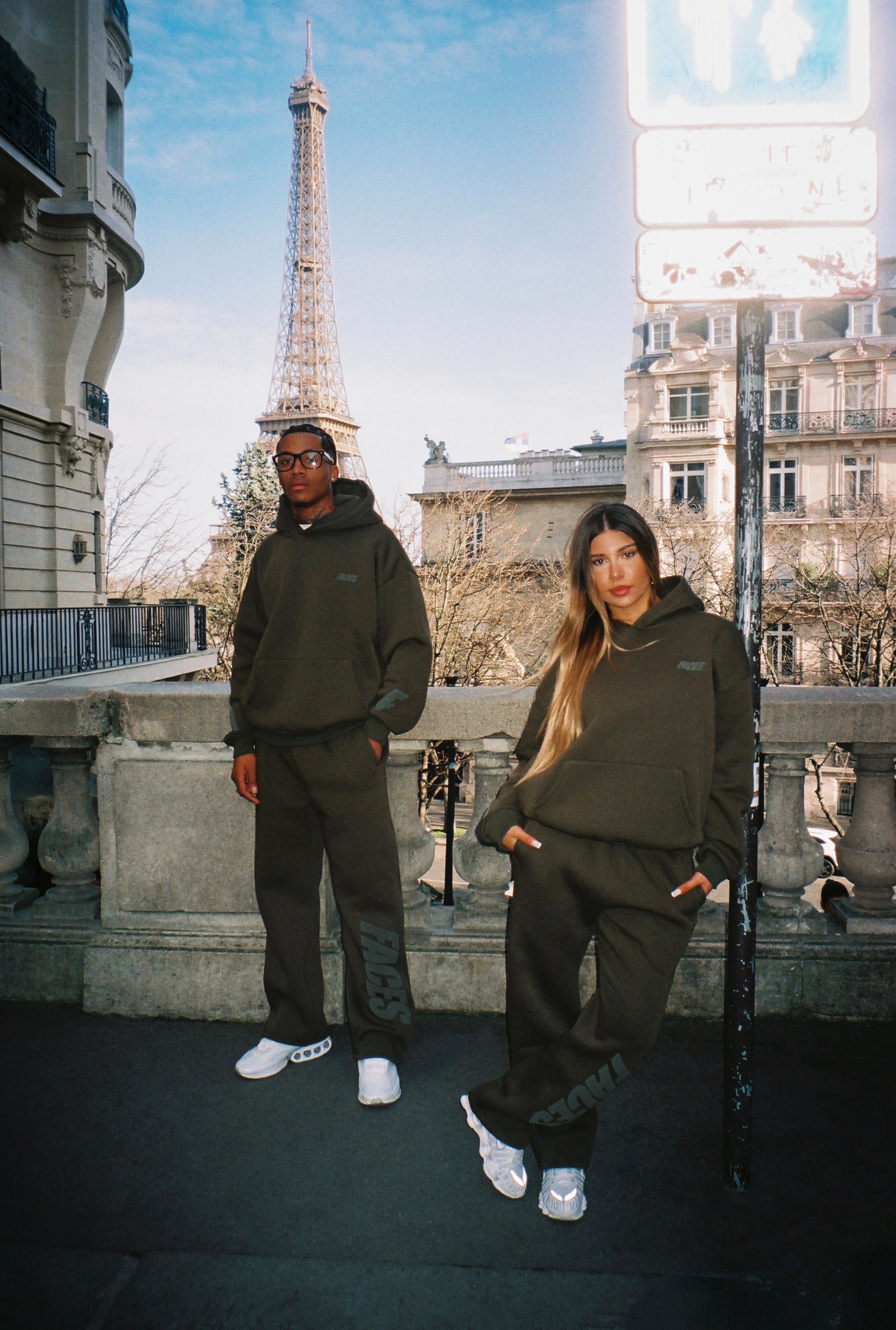 FACES CLOUDED PANTS | MILITARY GREEN