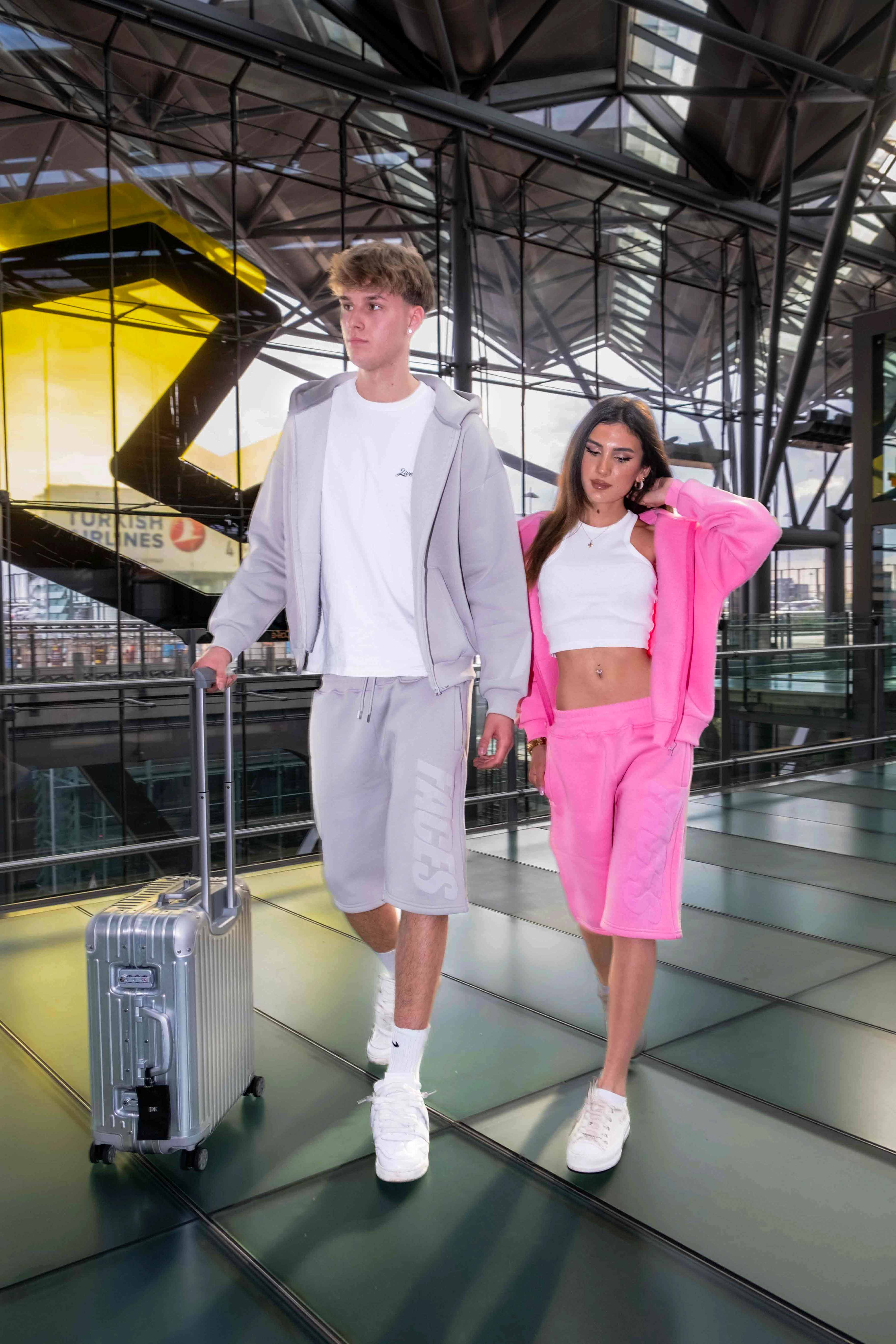 FACES CLOUDED PANTS | PINK