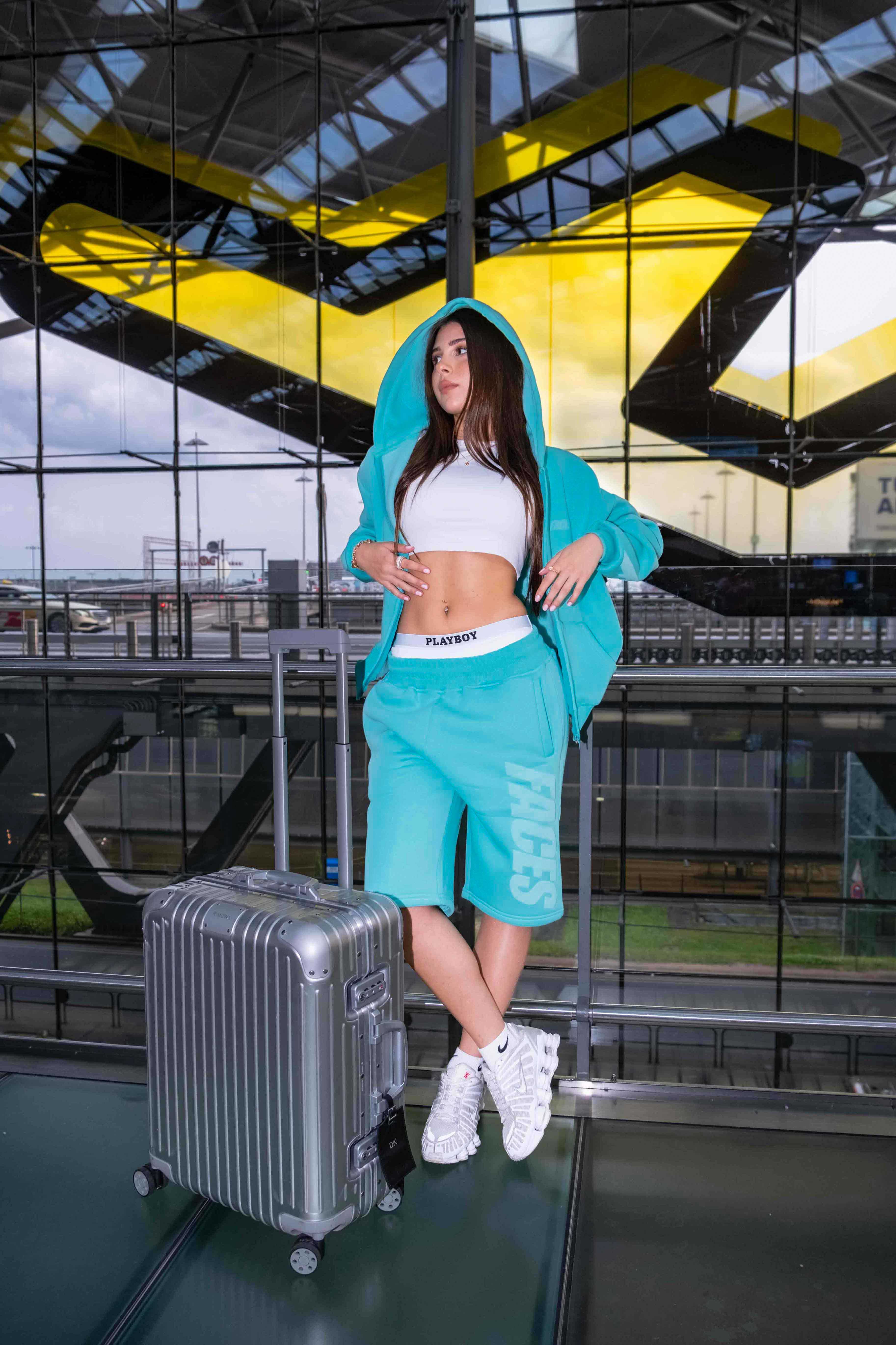 FACES CLOUDED SHORTS | TIFFANY