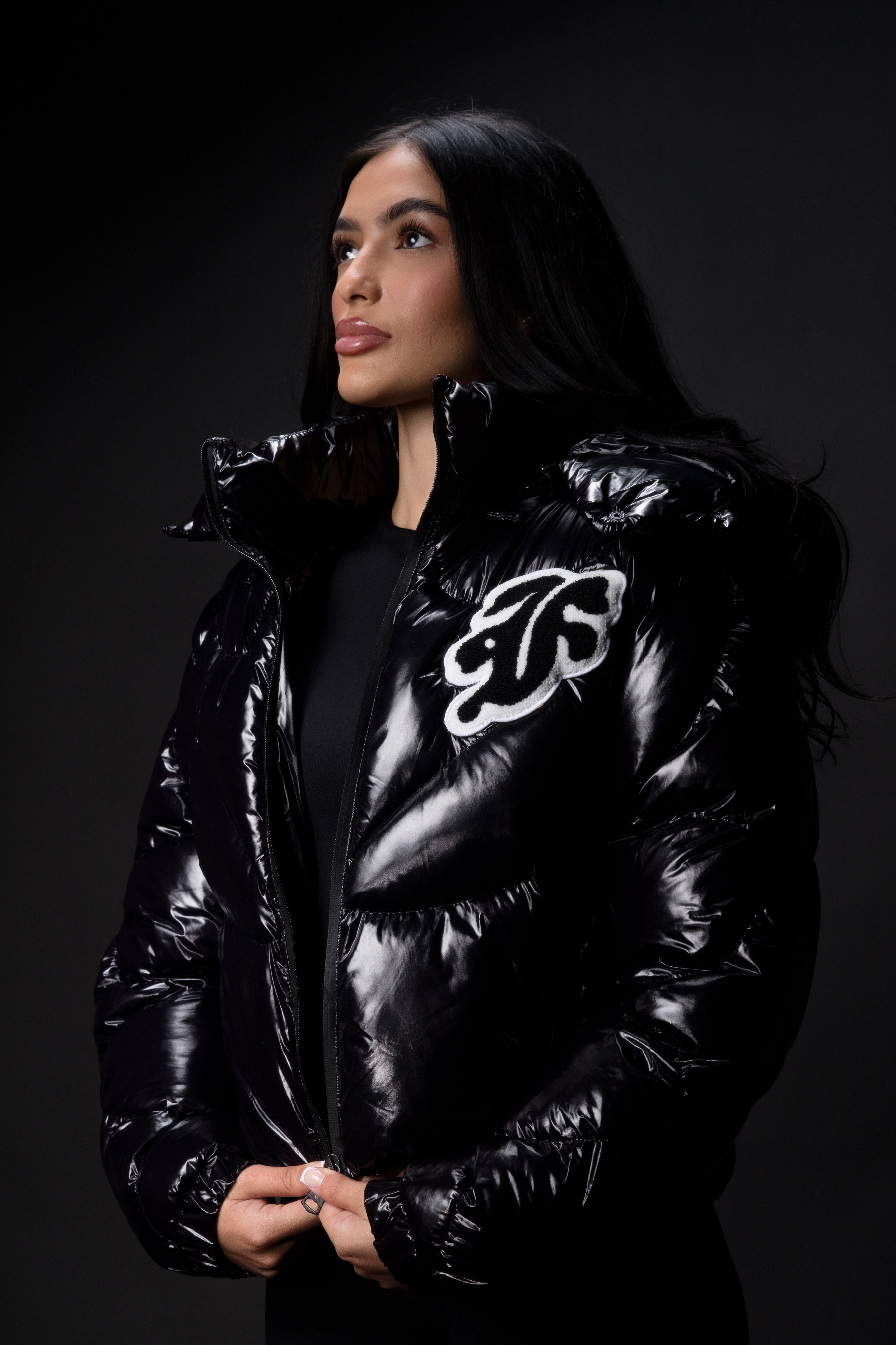 SPACESUIT WOMEN PUFFERJACKET - V3 | SHINY OBSIDIAN