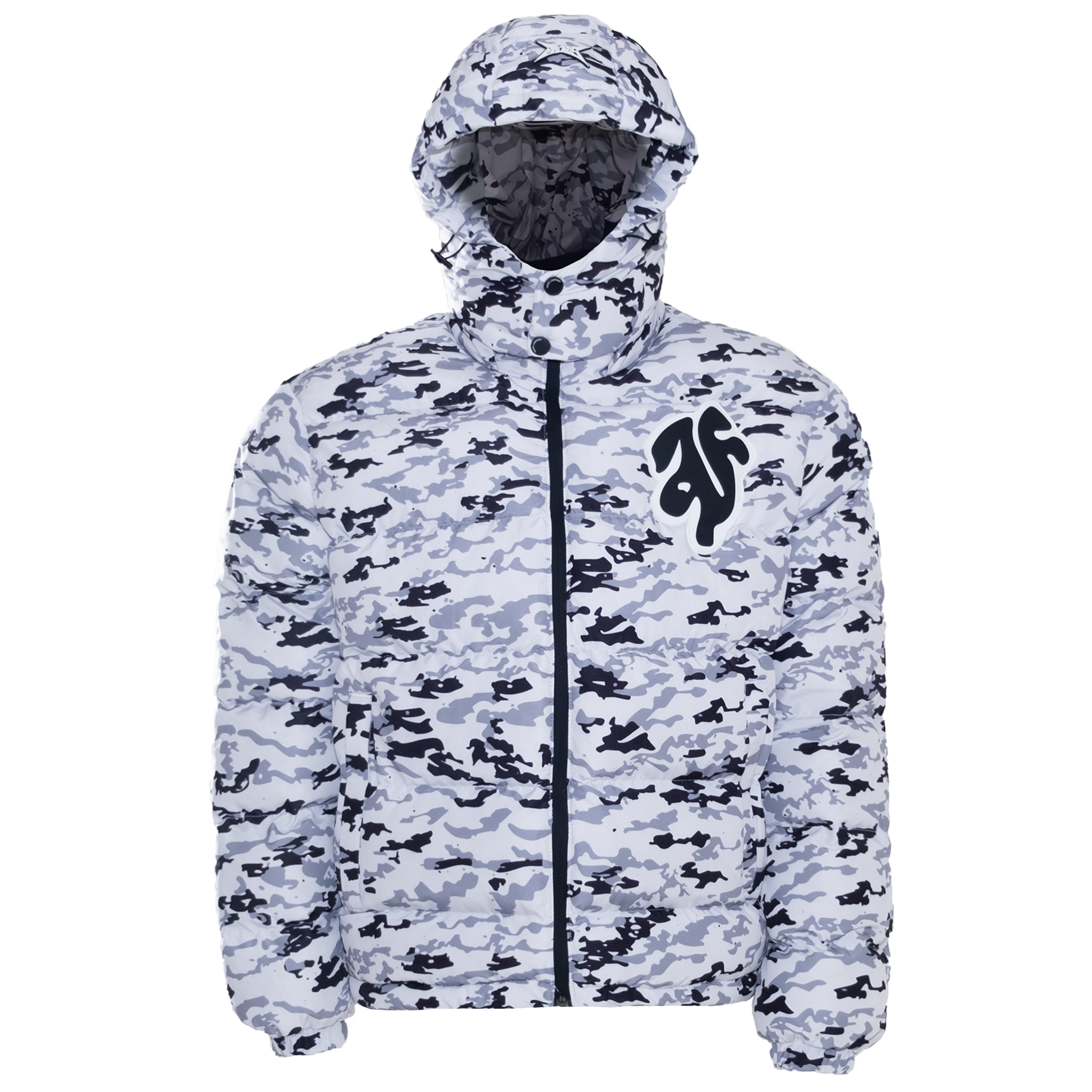 FACES CAMOUFLAGE PUFFERJACKET I SNOW CAMO
