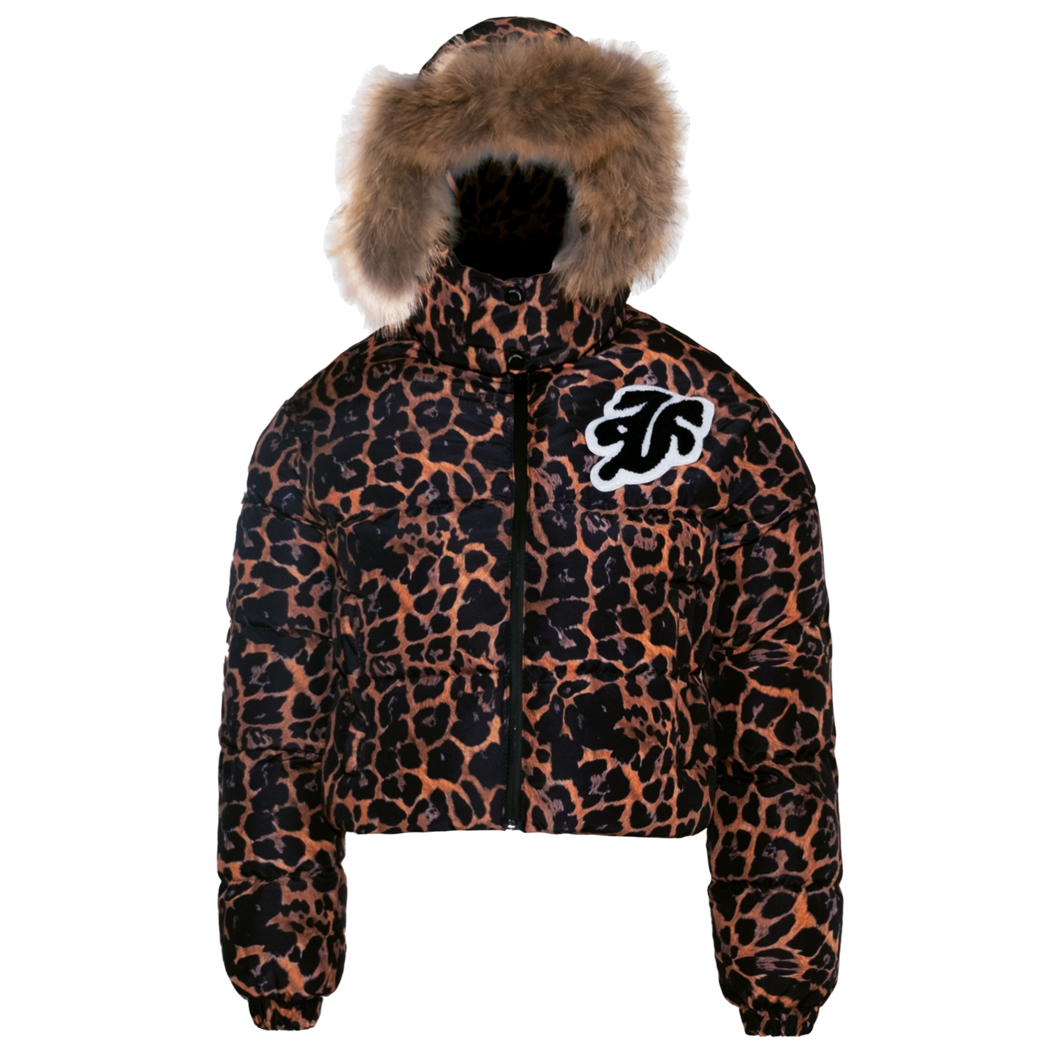 FACES LEOPARD WOMEN PUFFERJACKET
