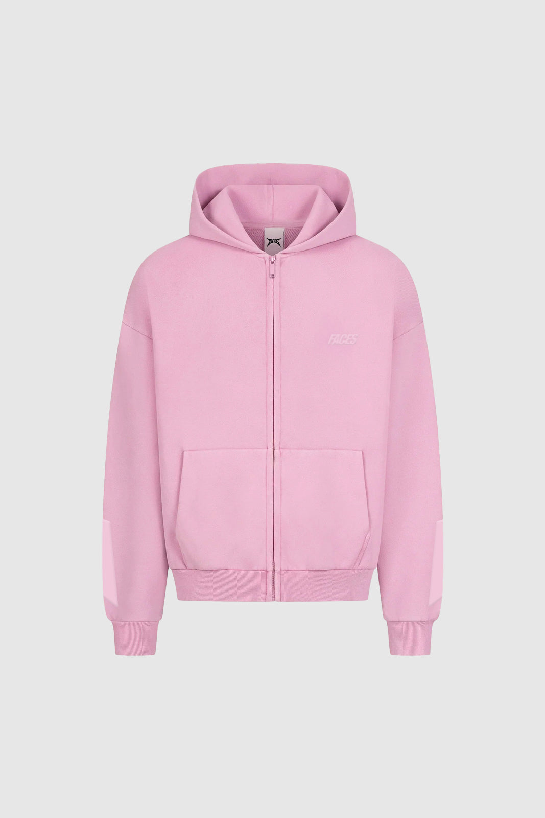 FACES CLOUDED ZIPPER | PINK