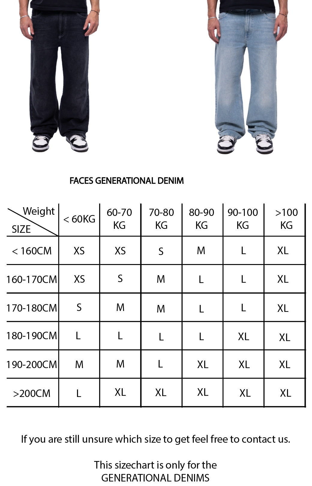 FACES GENERATIONAL DENIM | BLACK