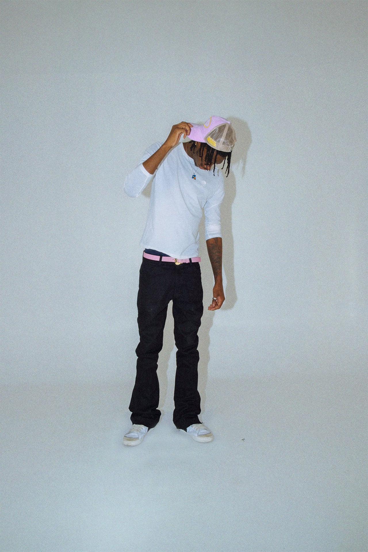 FACES CLASSIC JEANS | BLACK/PINK