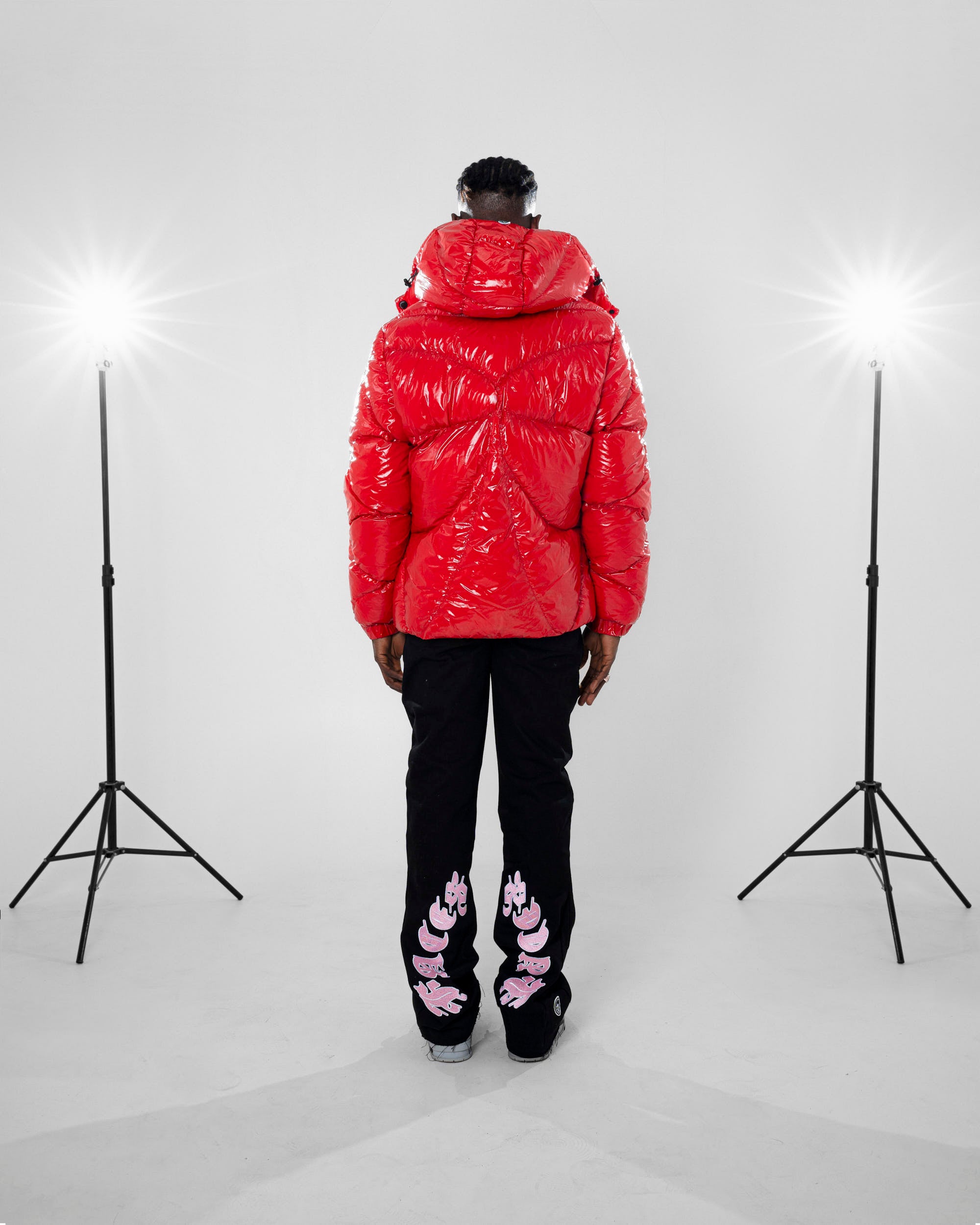SPACESUIT PUFFERJACKET - V3 | SHINY INFRA RED