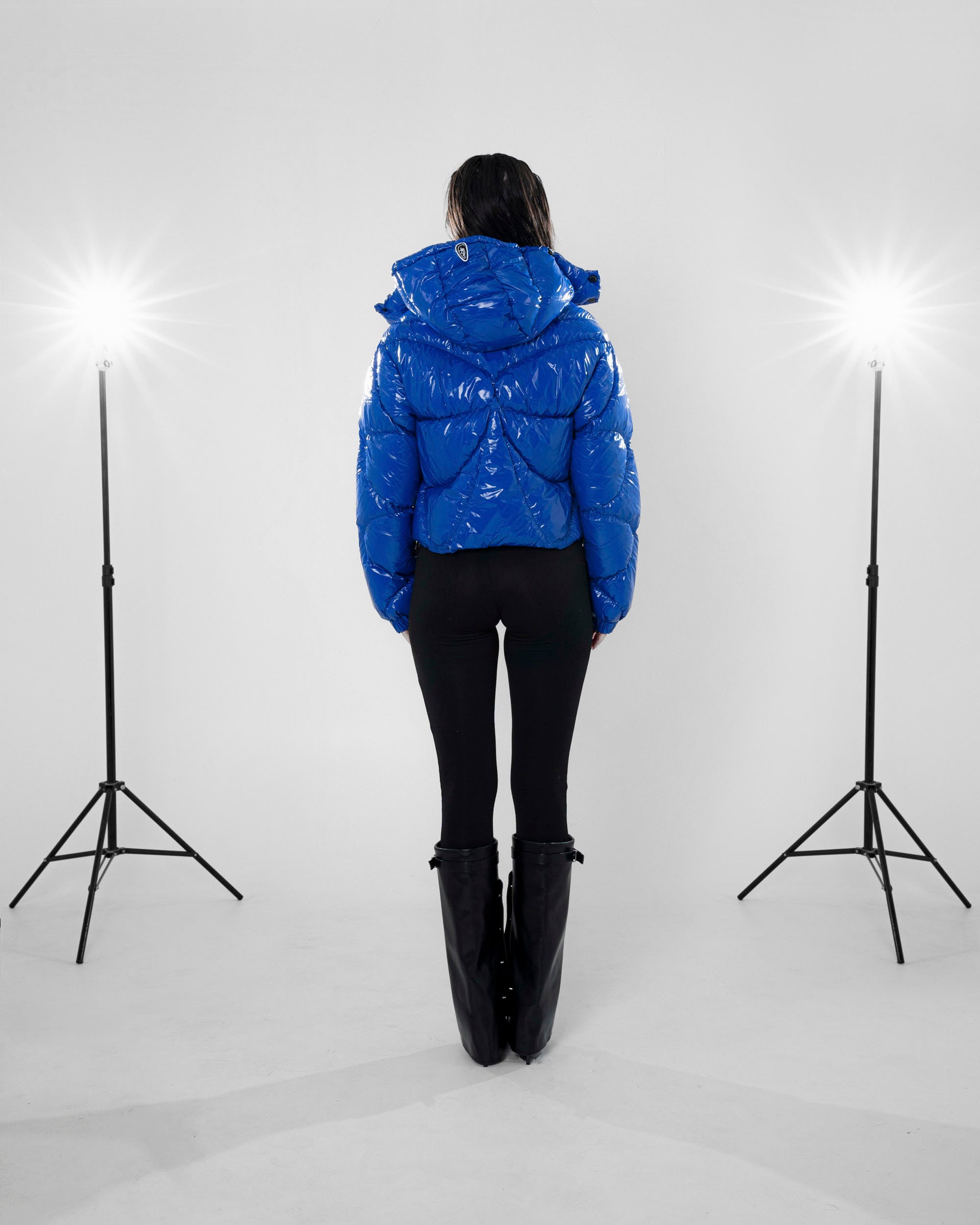 SPACESUIT WOMEN PUFFERJACKET - V3 | SHINY LAPIS