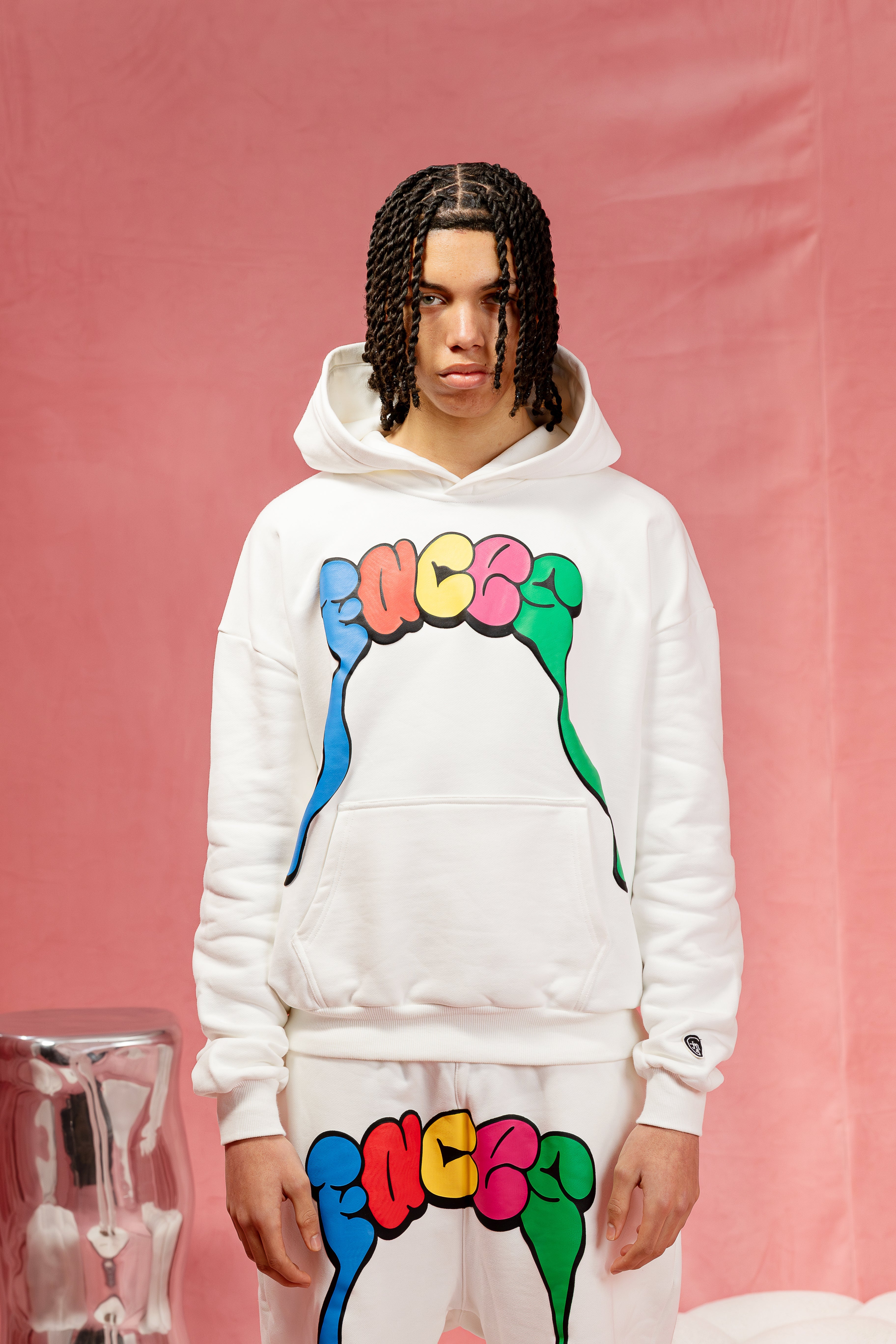 FACES PAINT TRAIL HOODIE I SNOW WHITE