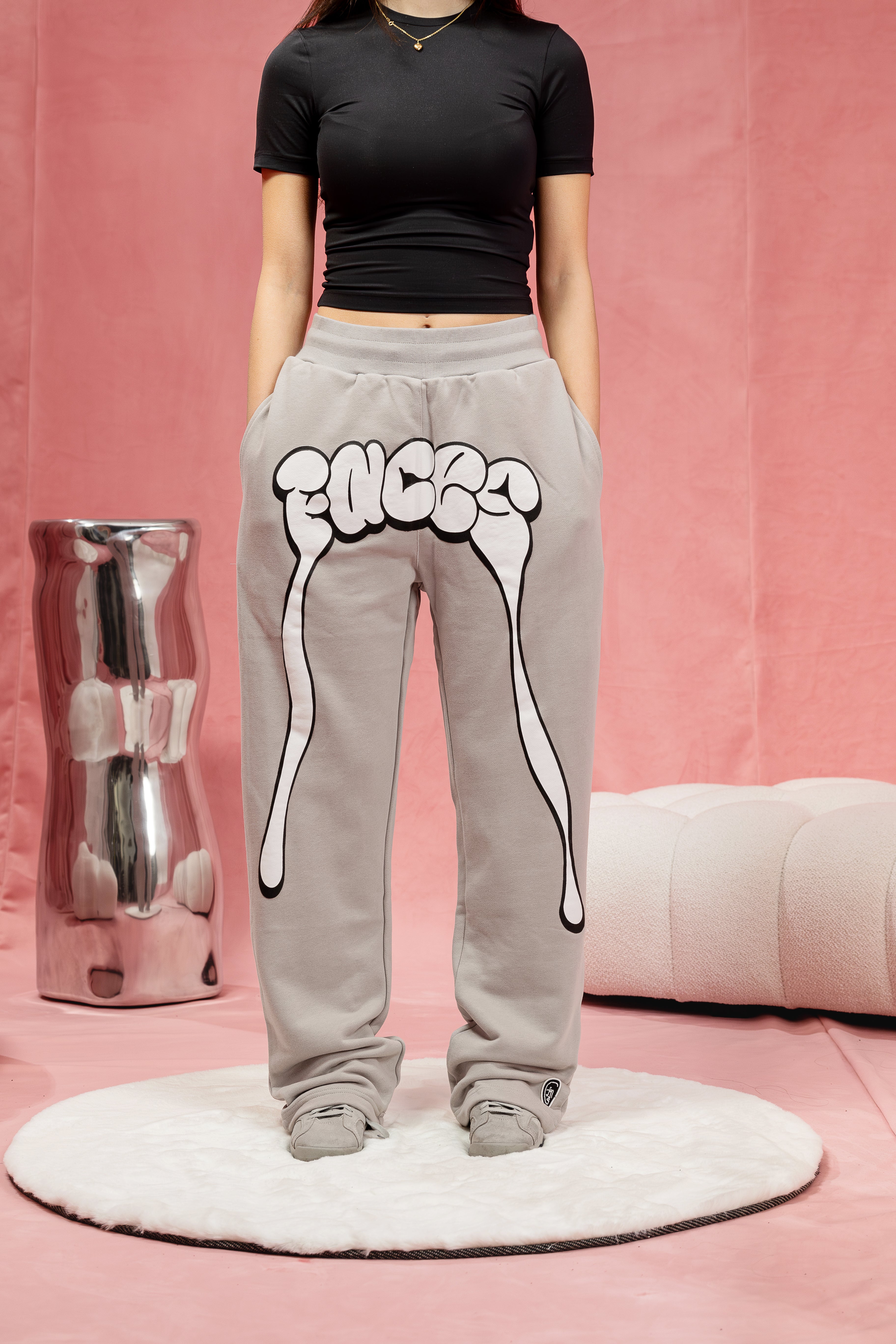 FACES PAINT TRAIL PANTS I PEARL GREY