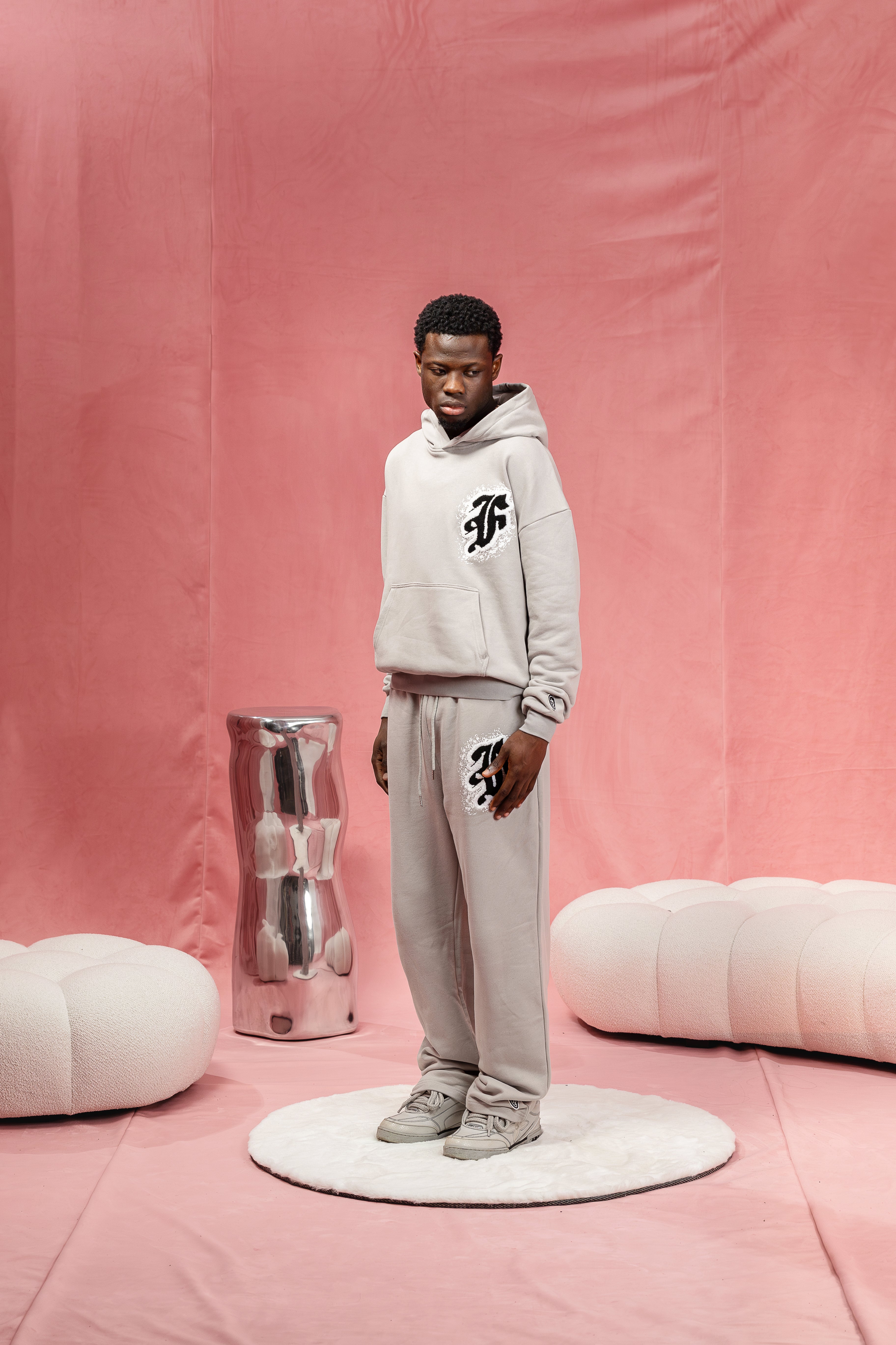 FACES F SPLASH PANTS I PEARL GREY