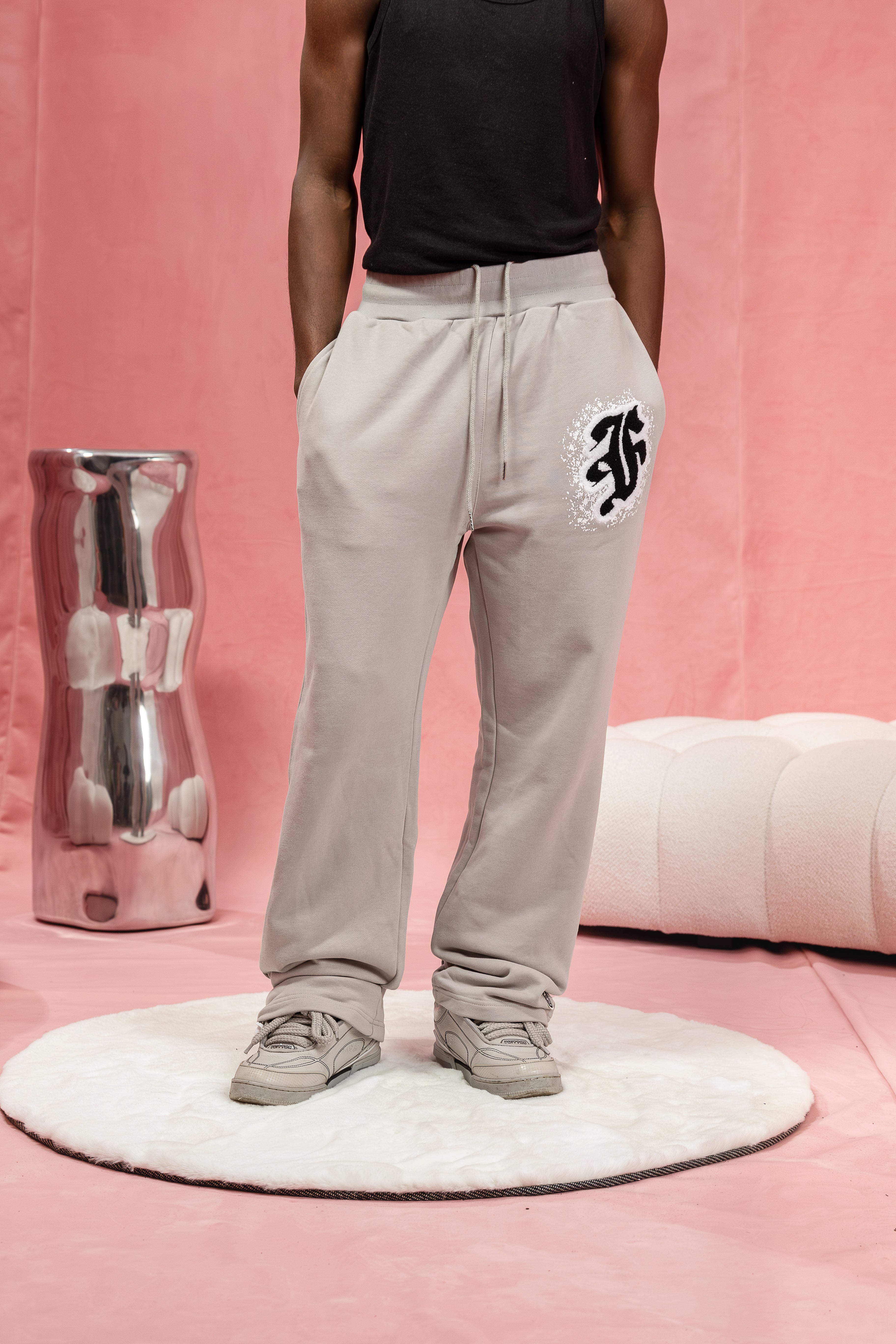 FACES F SPLASH PANTS I PEARL GREY