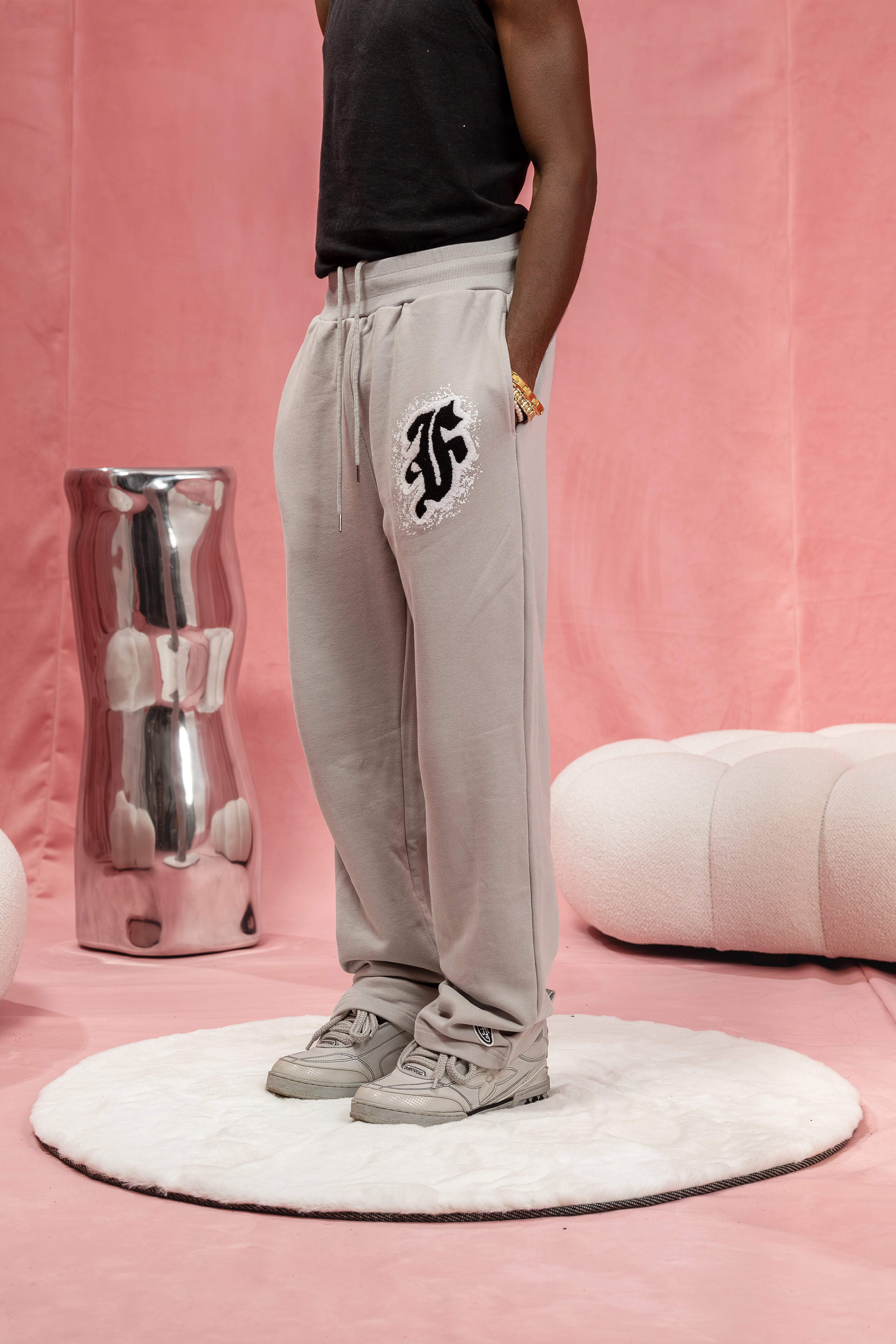FACES F SPLASH PANTS I PEARL GREY