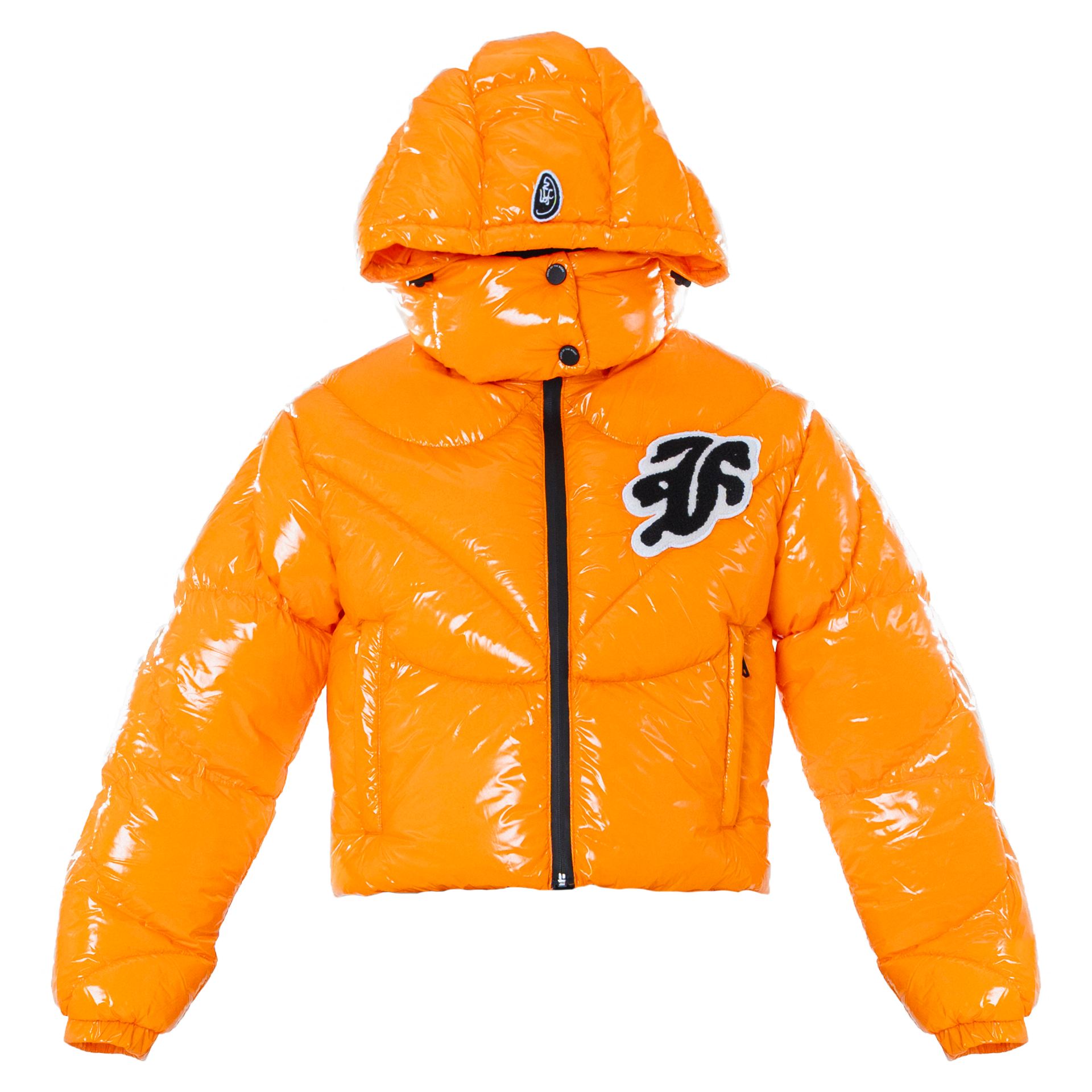 SPACESUIT WOMEN PUFFERJACKET - V3 | SHINY PUMPKIN