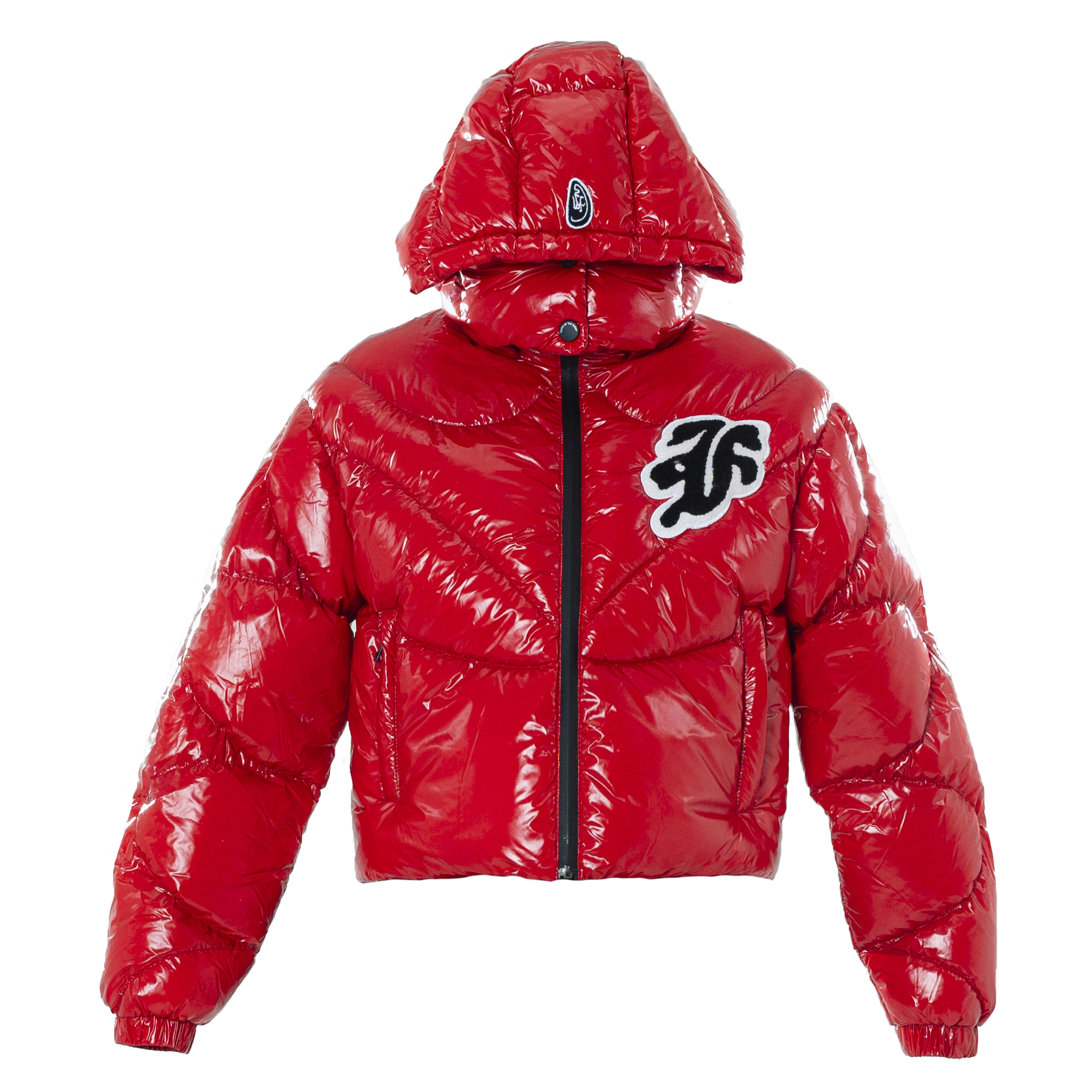 SPACESUIT WOMEN PUFFERJACKET - V3 | SHINY INFRA RED