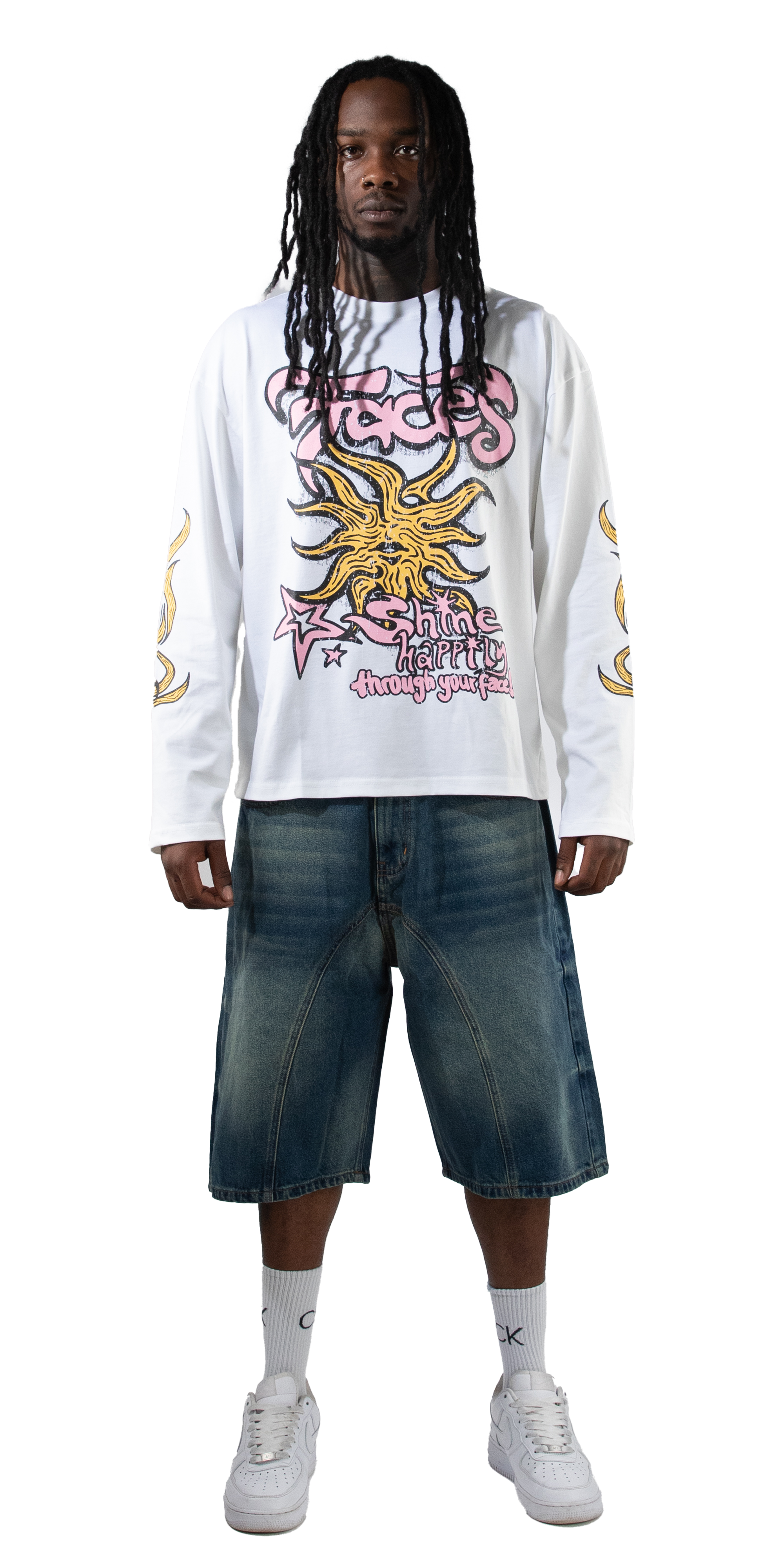 FACES PERFECT JORTS I BLUSH PRINT