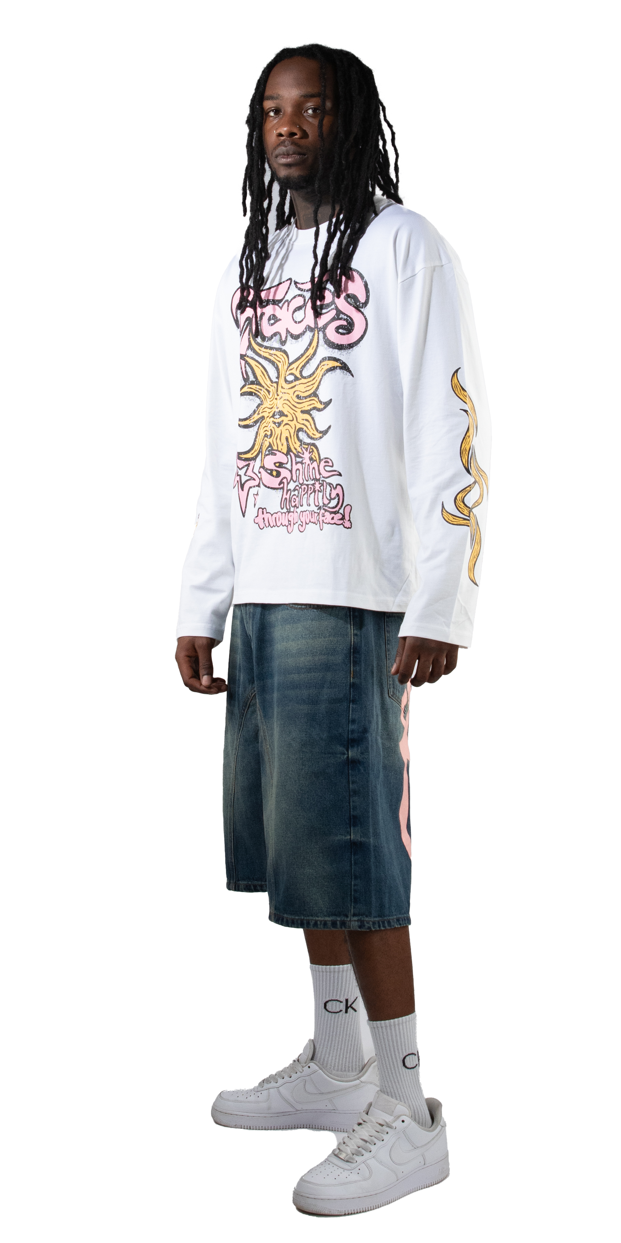 FACES PERFECT JORTS I BLUSH PRINT