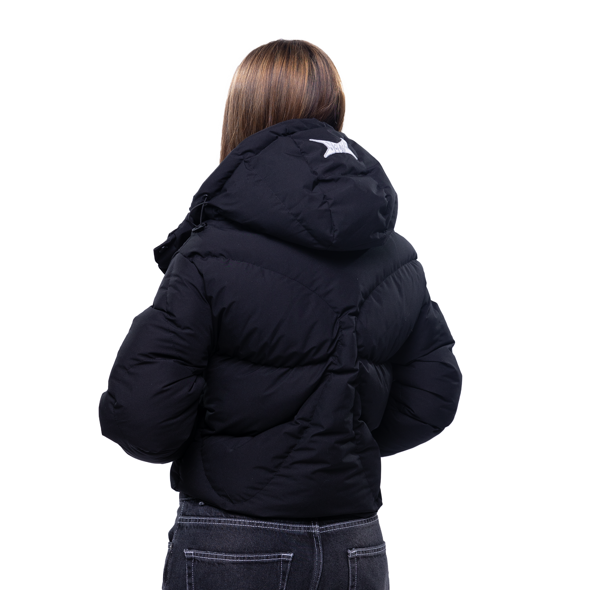 THE SPACESUIT WOMEN PUFFERJACKET I MATT BLACK