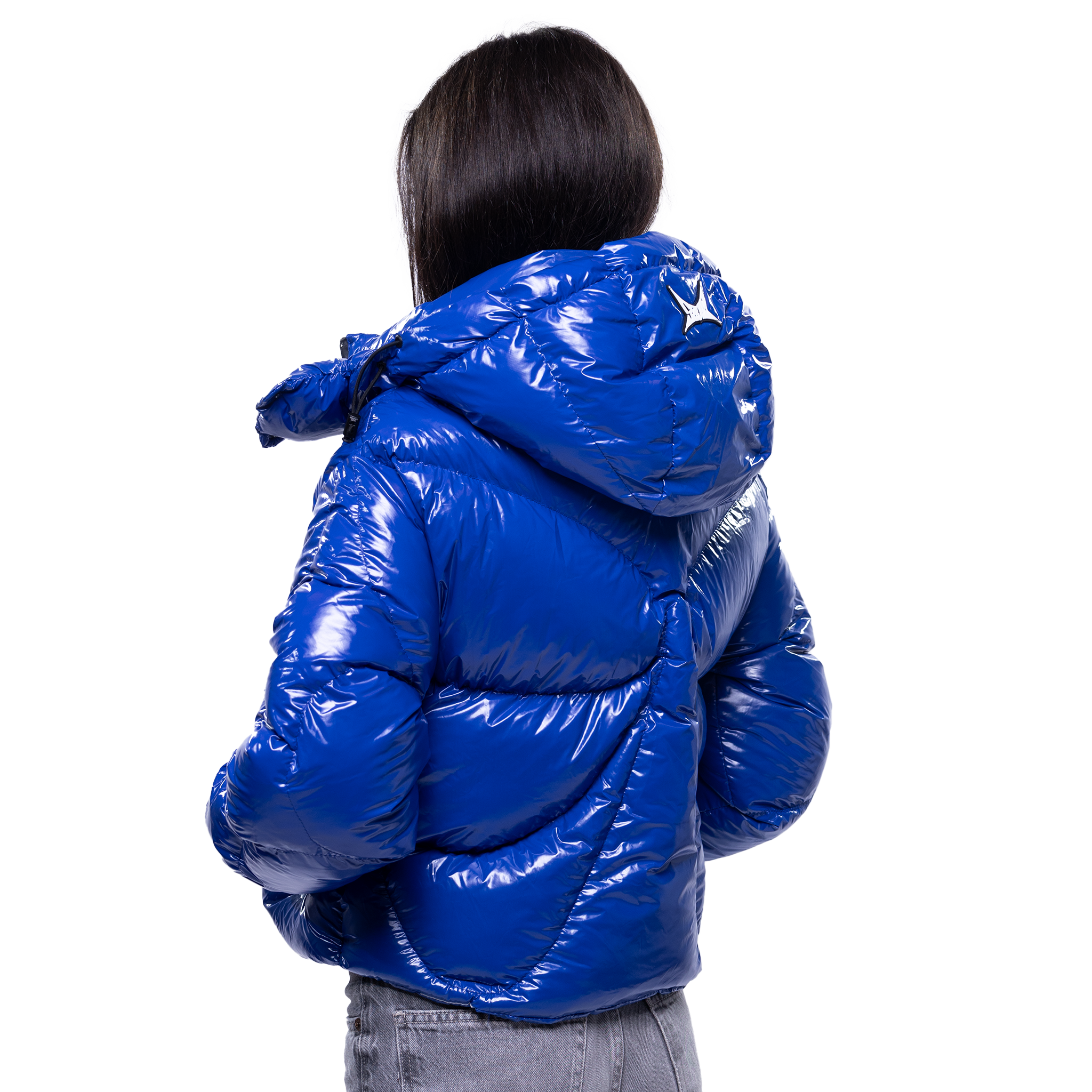 THE SPACESUIT WOMEN PUFFERJACKET I SHINY LAPIS