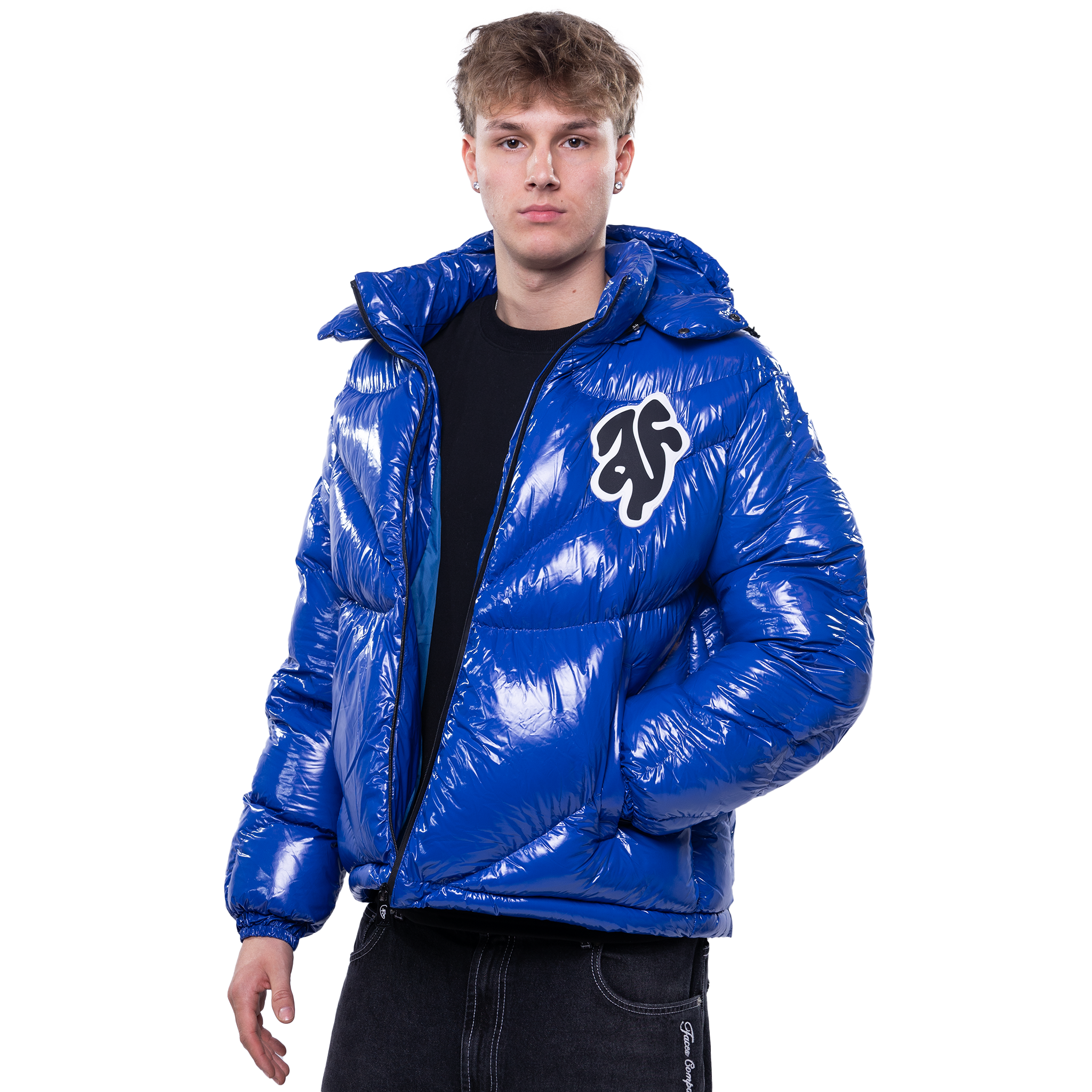 THE SPACESUIT PUFFERJACKET I SHINY LAPIS