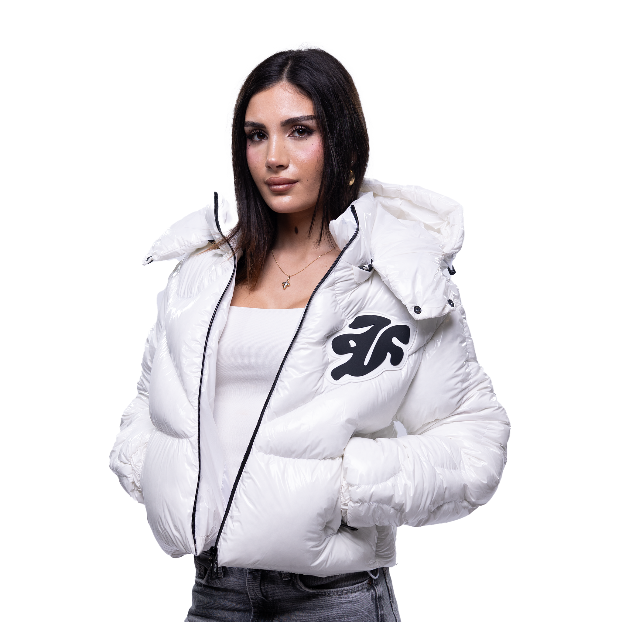 THE SPACESUIT WOMEN PUFFERJACKET I ARCTIC WHITE