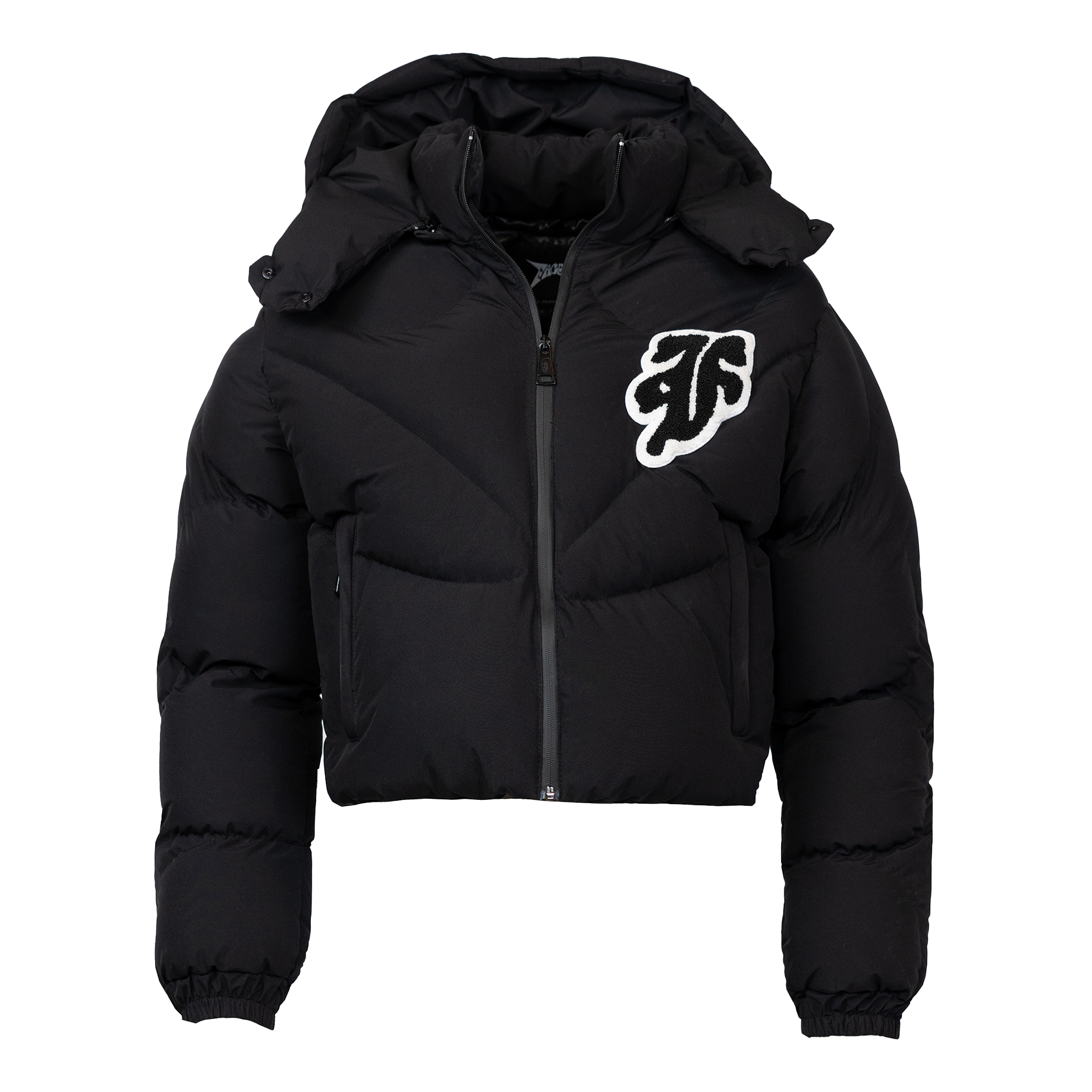 THE SPACESUIT WOMEN PUFFERJACKET I MATT BLACK