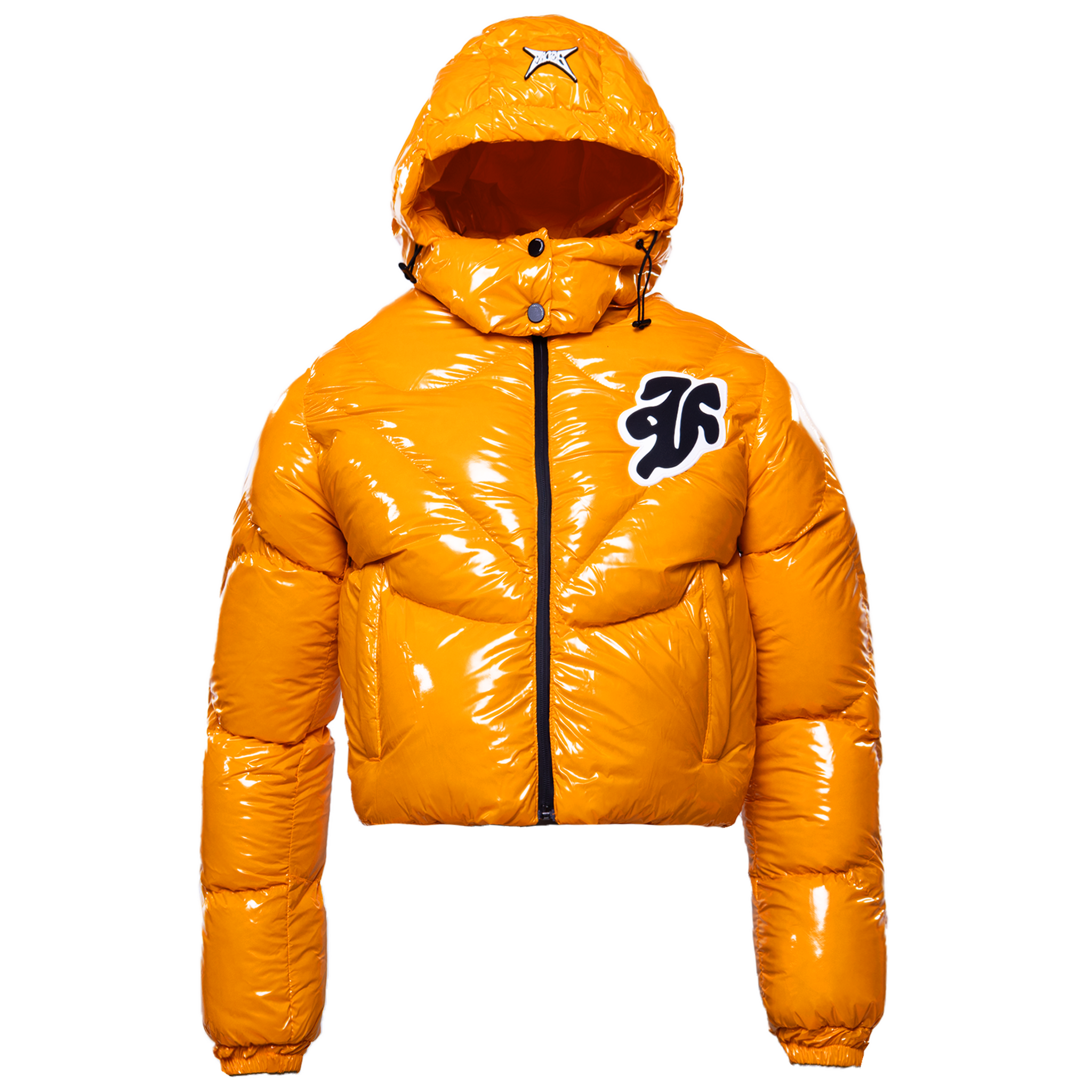 THE SPACESUIT WOMEN PUFFERJACKET I SHINY PUMPKIN