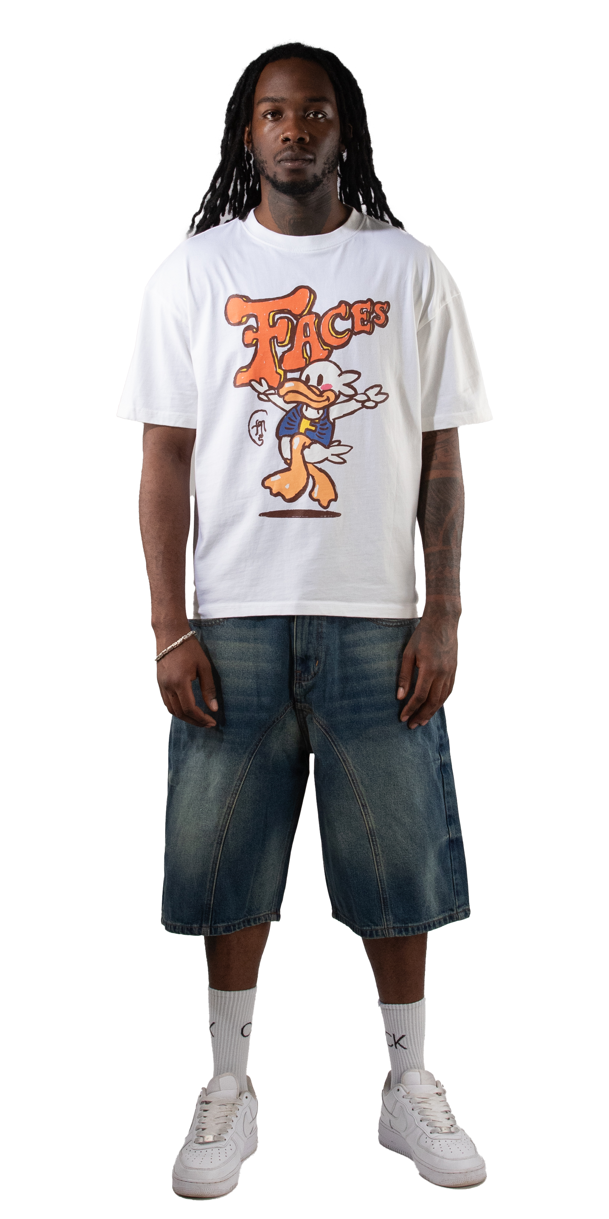 FACES DUCK SHIRT I CREAM