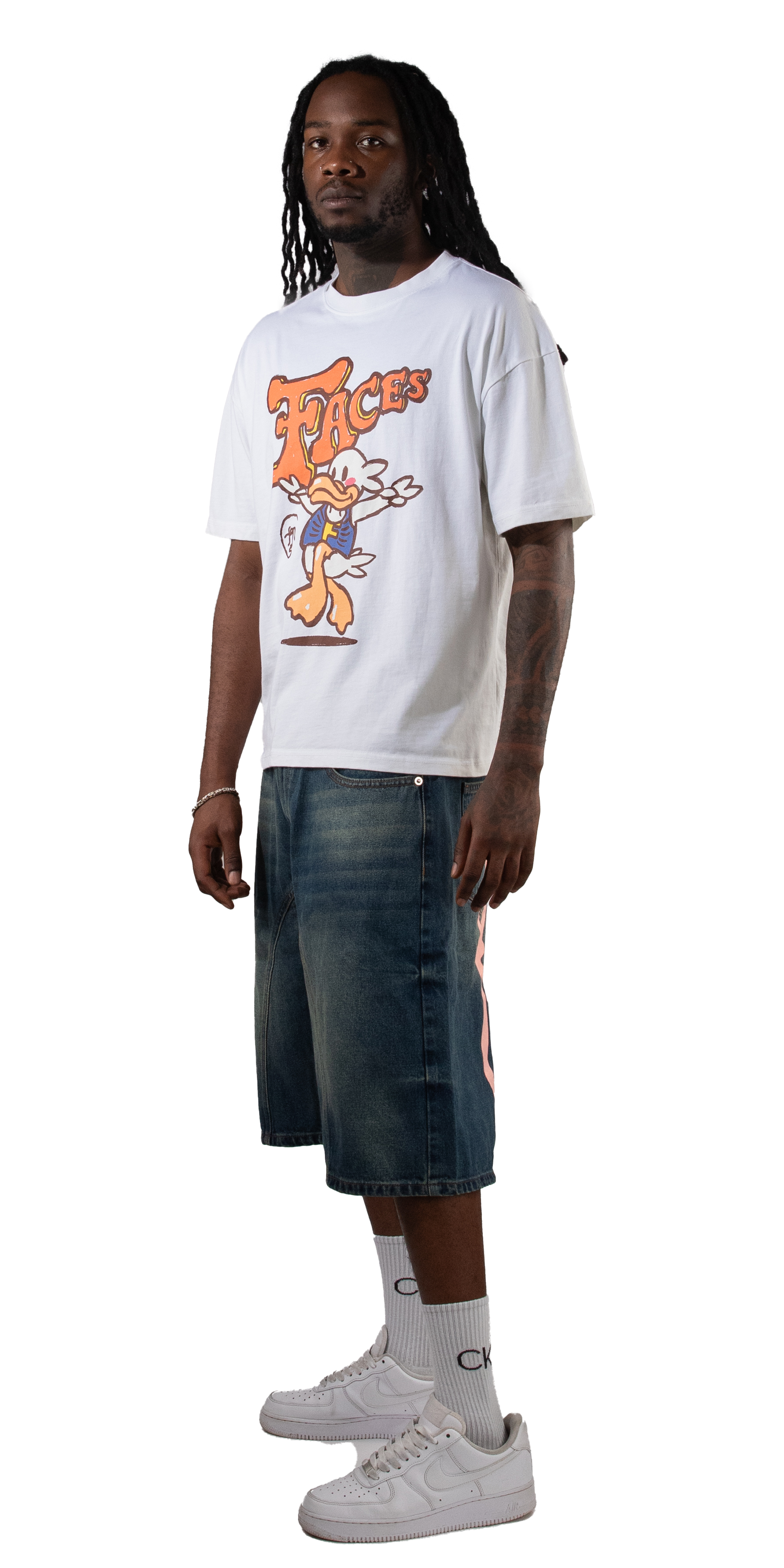 FACES DUCK SHIRT I CREAM