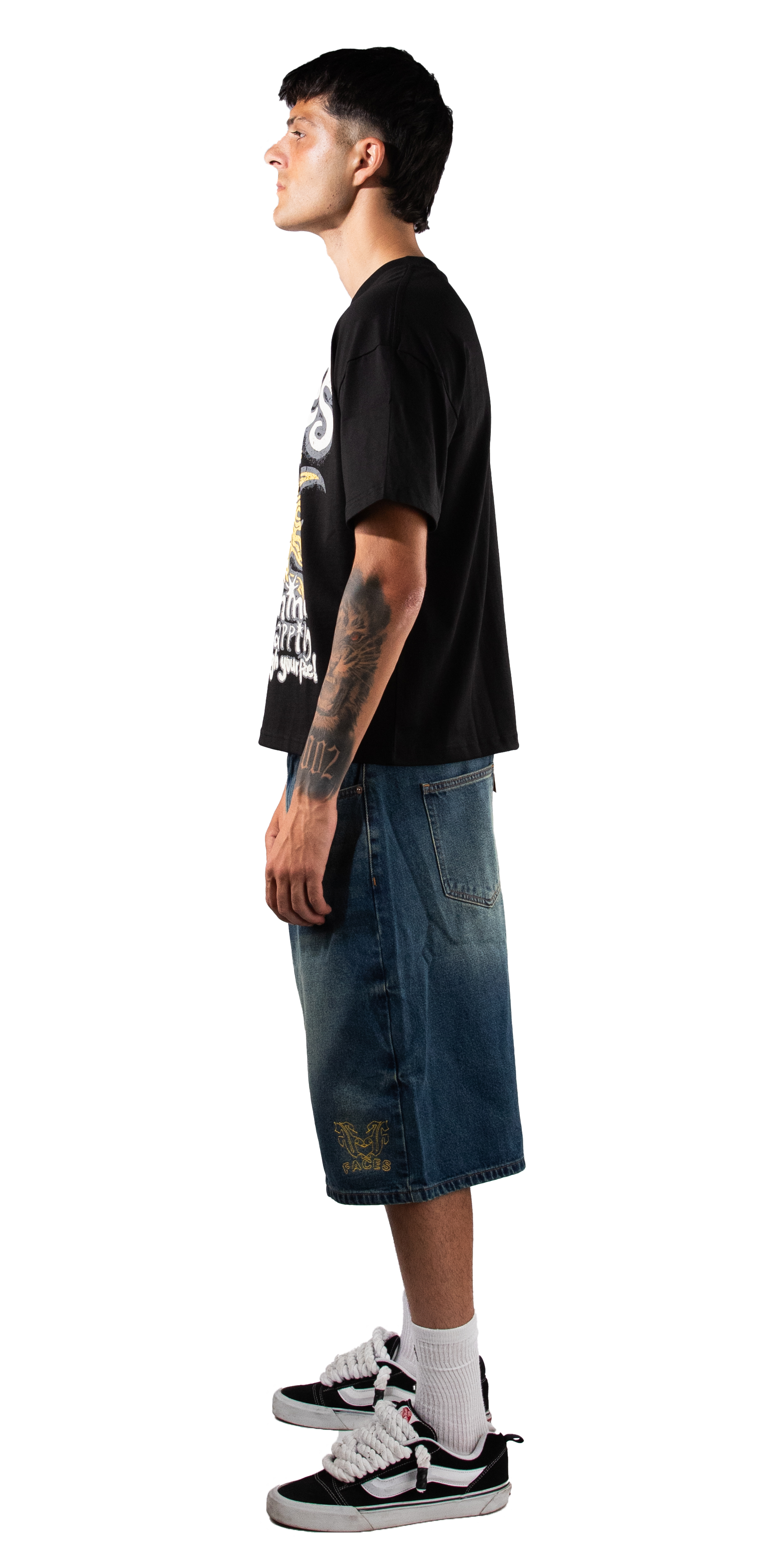 FACES VINTAGE SUNLIGHT SHIRT I BLACK