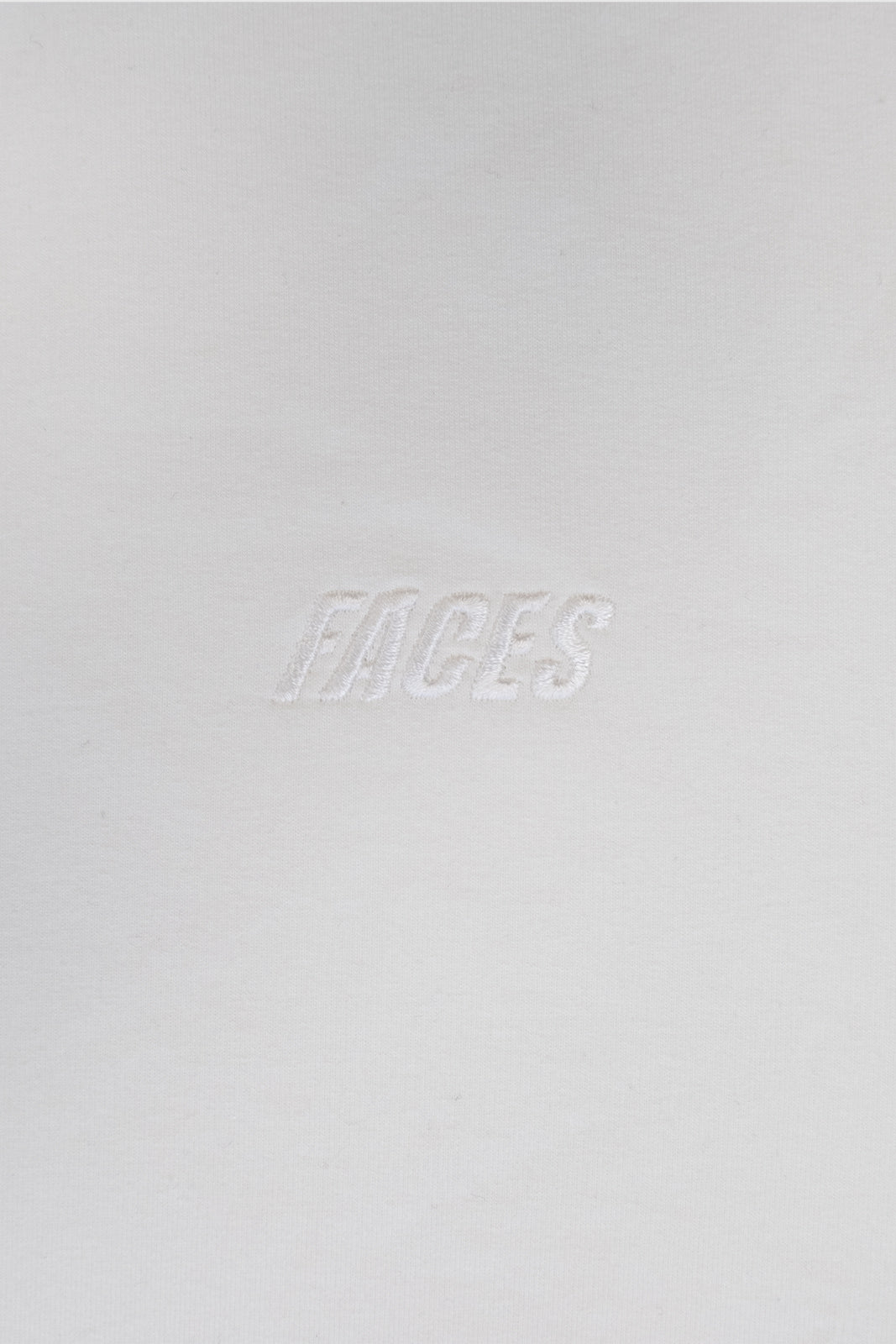 FACES CLOUDED ZIPPER I SNOW WHITE