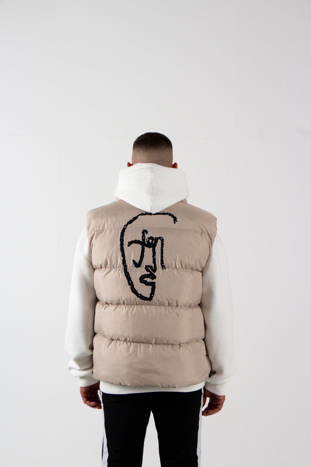 Beige Puffer Vest
