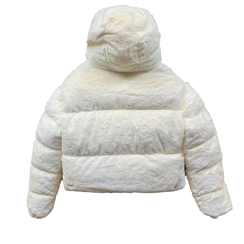 FACES FUR WOMEN PUFFERJACKET I OFF WHITE