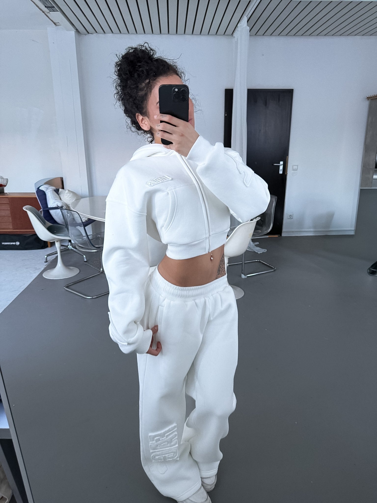 FACES CLOUDED WOMEN ZIPPER I SNOW WHITE