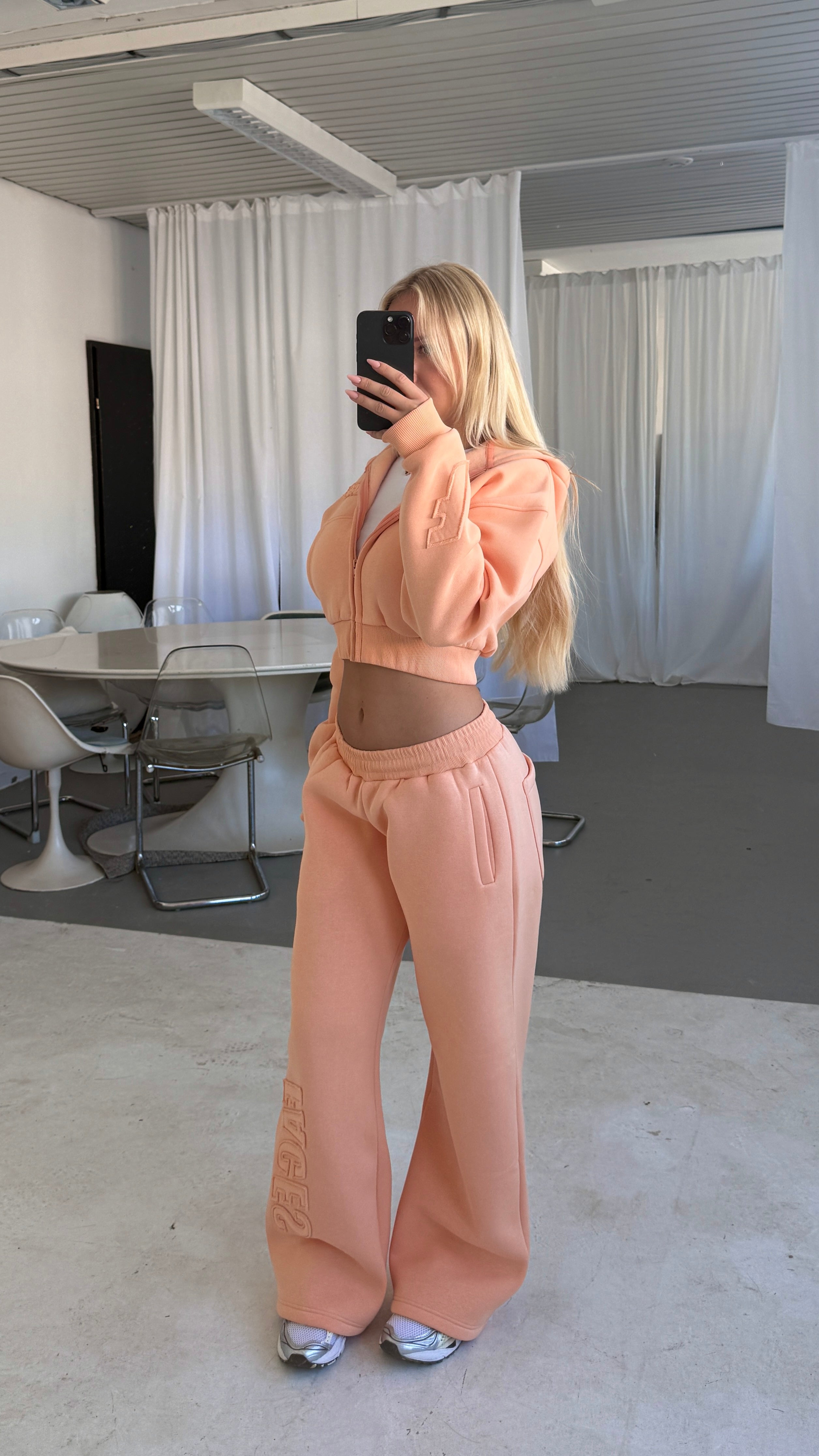 FACES CLOUDED™ WOMEN ZIPPER I MIAMI PEACH