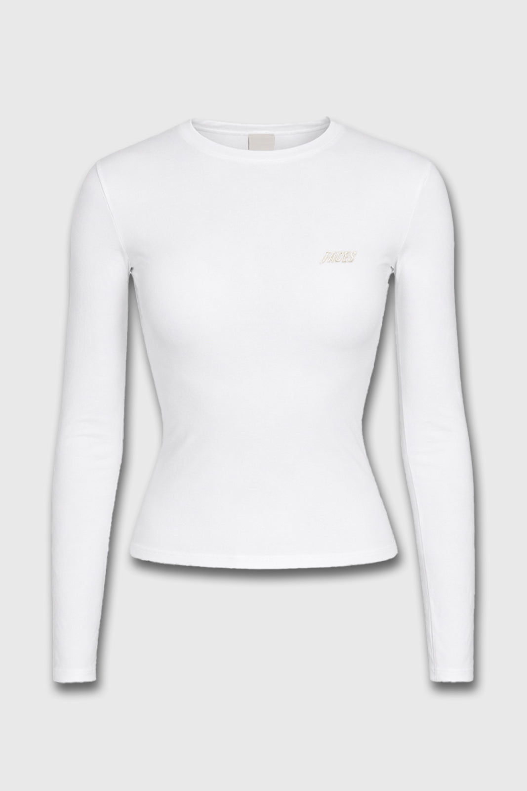 FACES CLOUDED™ WOMEN LONGSLEEVE I SNOW WHITE