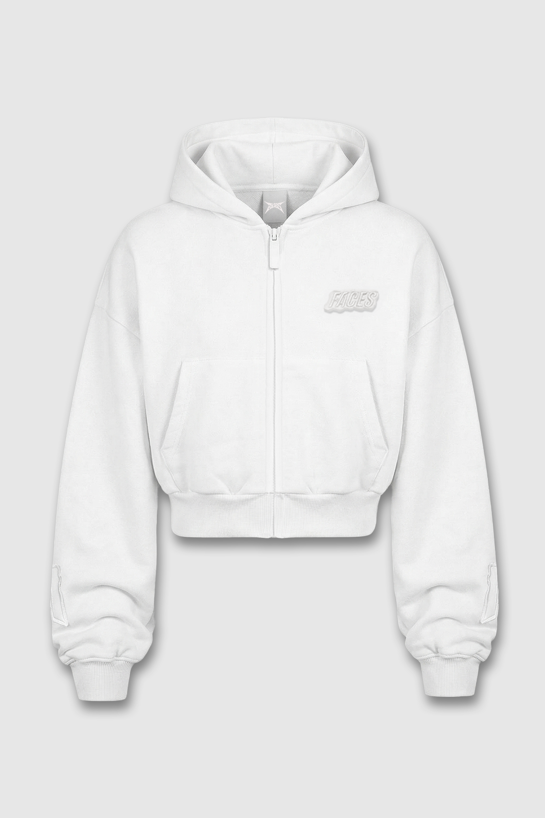 FACES CLOUDED WOMEN ZIPPER I SNOW WHITE