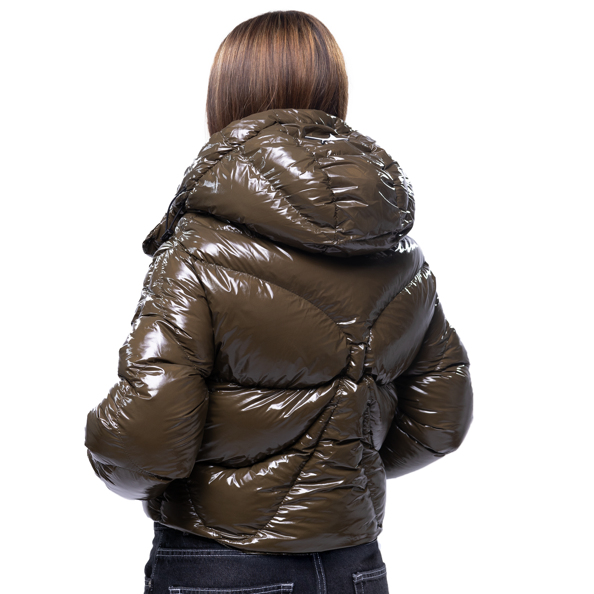 THE SPACESUIT WOMEN PUFFERJACKET I MILITARY GREEN