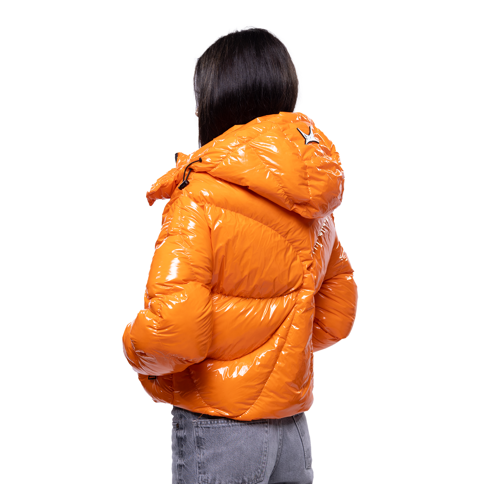 THE SPACESUIT WOMEN PUFFERJACKET I SHINY PUMPKIN