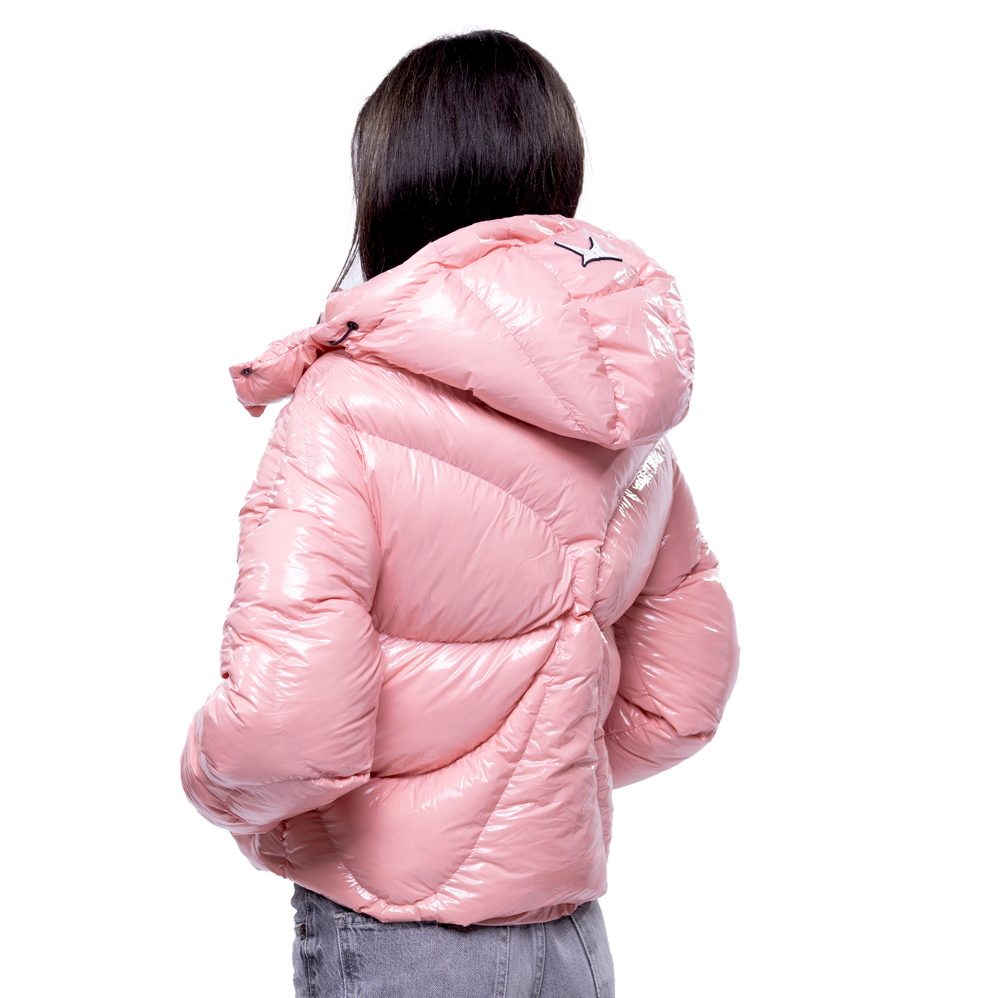 THE SPACESUIT WOMEN PUFFERJACKET I SHINY BLUSH
