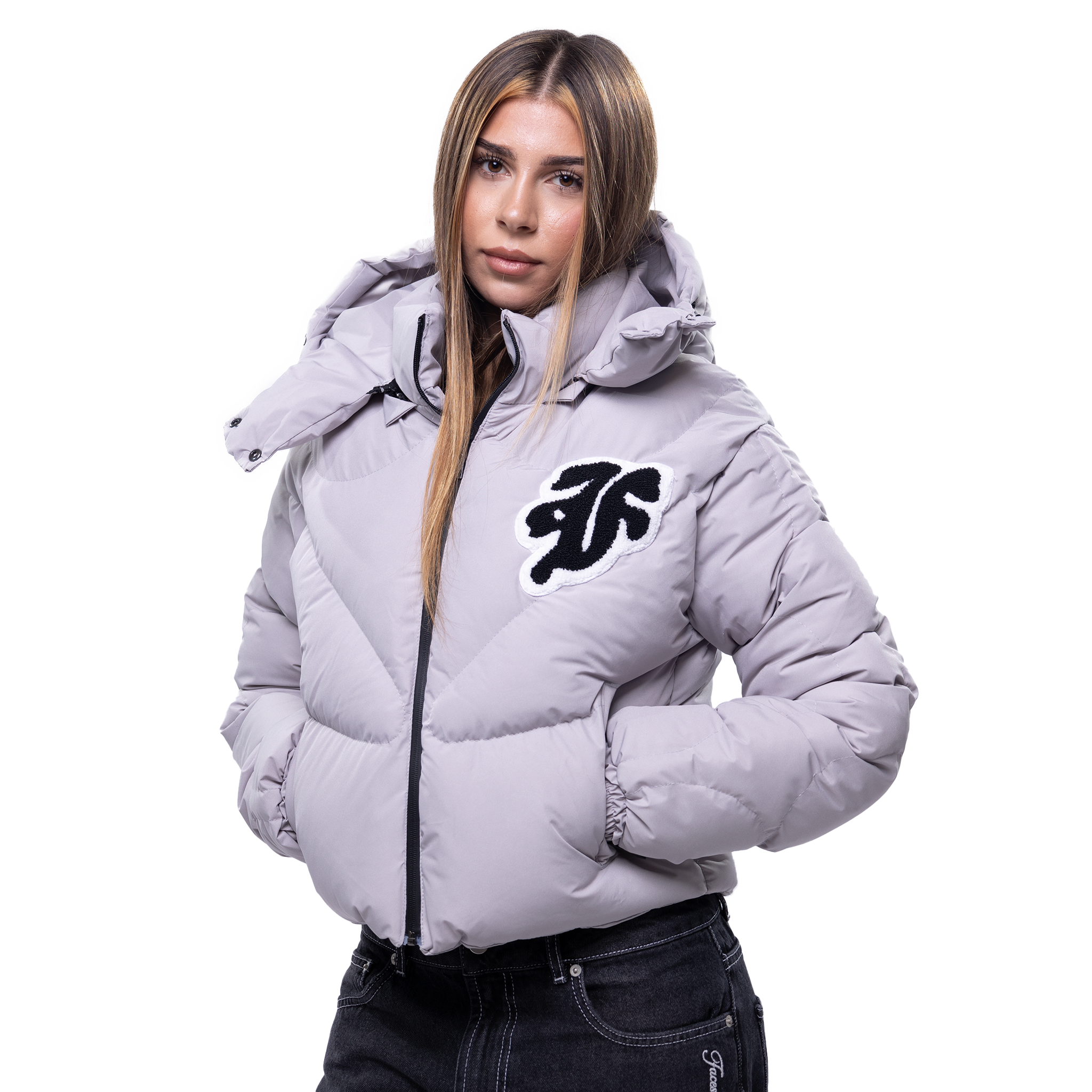 THE SPACESUIT WOMEN PUFFERJACKET I MOON GRAY