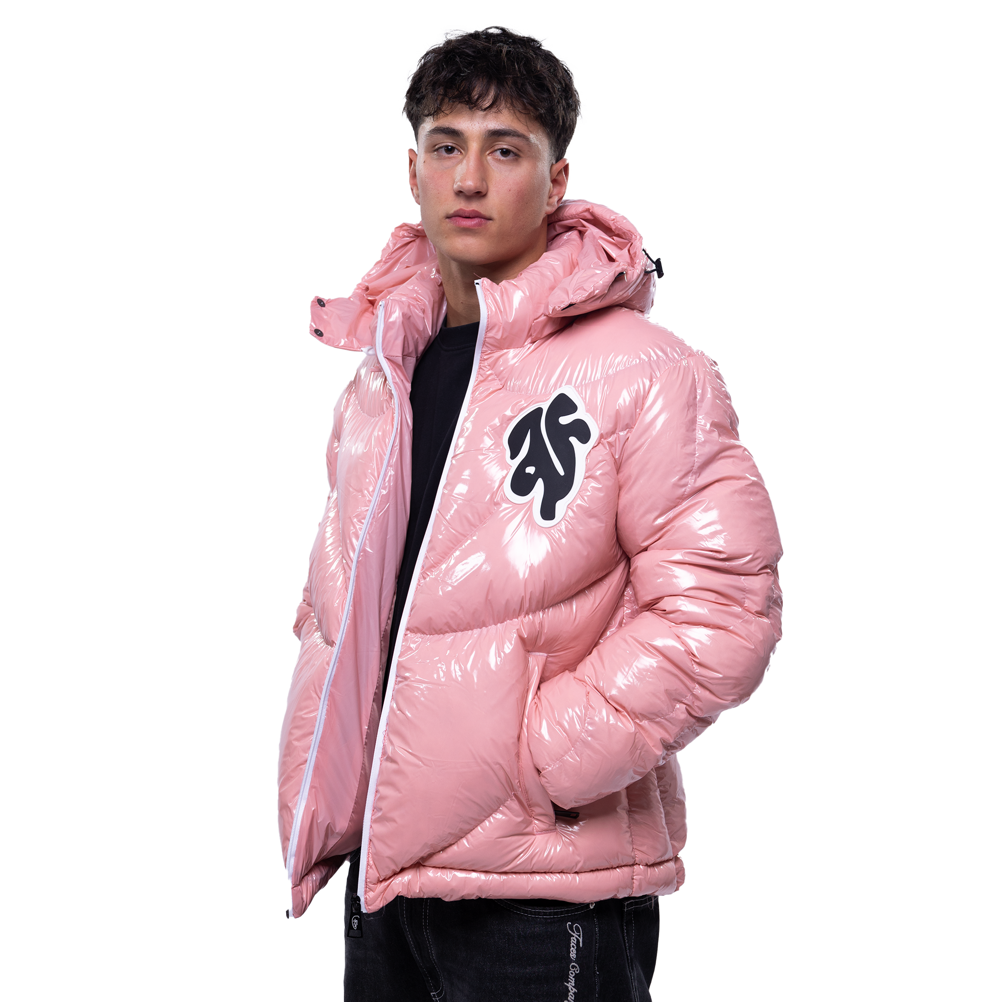 THE SPACESUIT PUFFERJACKET I SHINY BLUSH