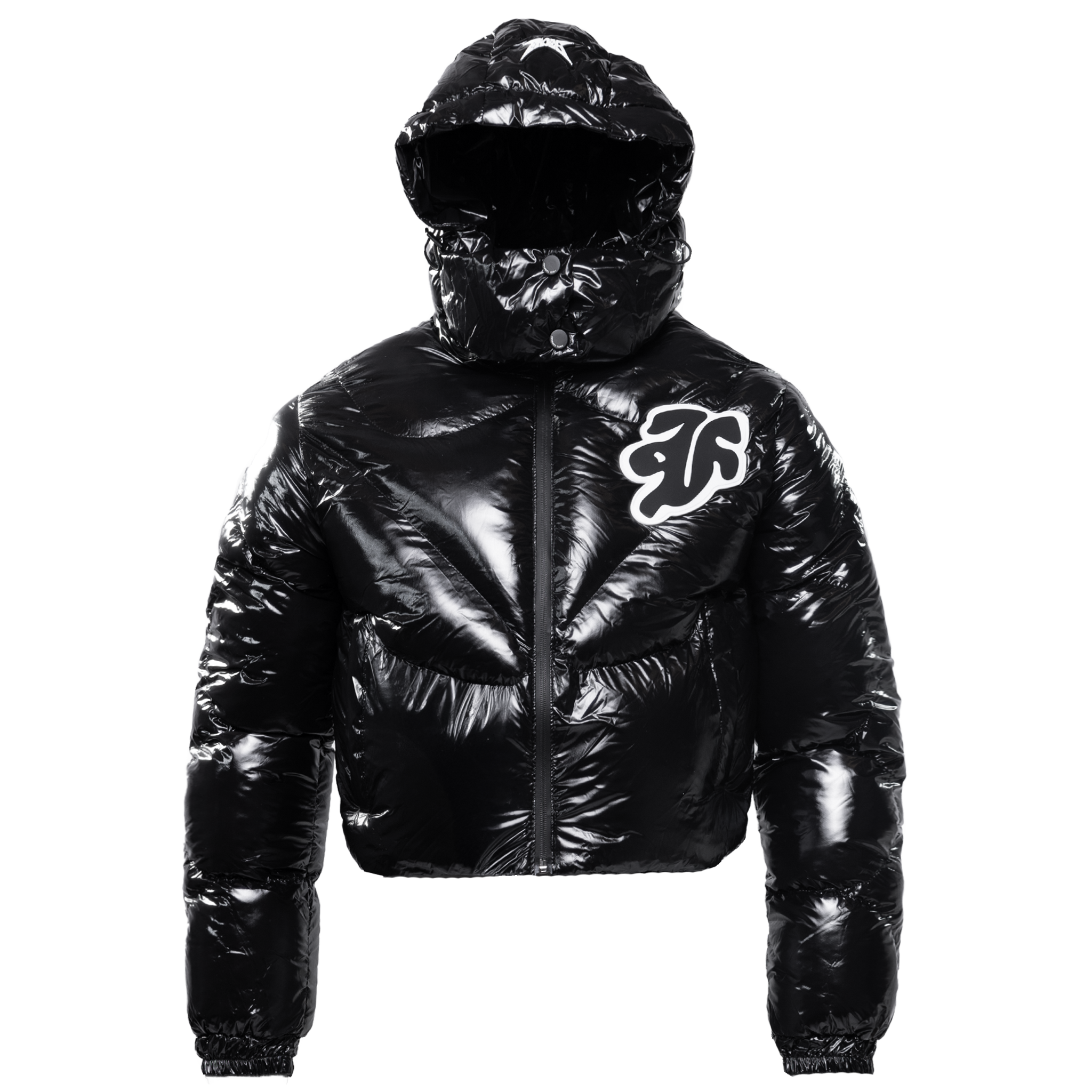 THE SPACESUIT WOMEN PUFFERJACKET I SHINY OBSIDIAN
