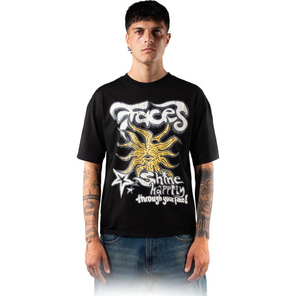 FACES VINTAGE SUNLIGHT SHIRT I BLACK